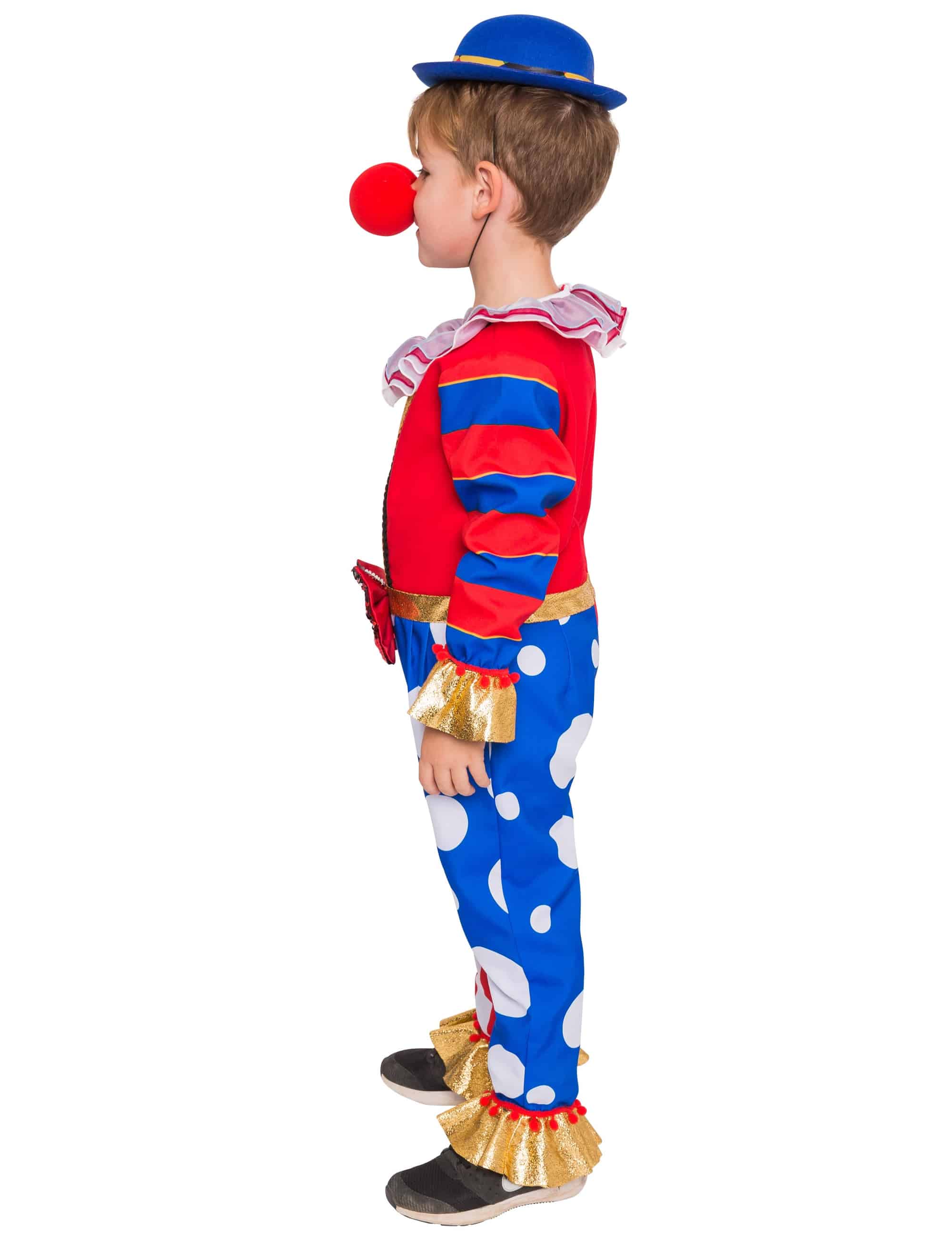 Jumpsuit Clown Kinder mehrfarbig 116-128