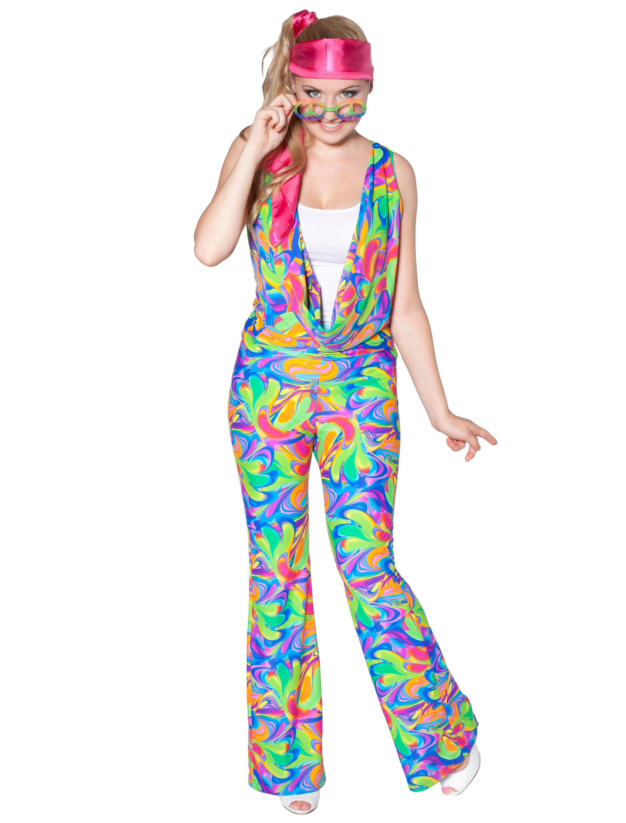 Jumpsuit 70er Damen