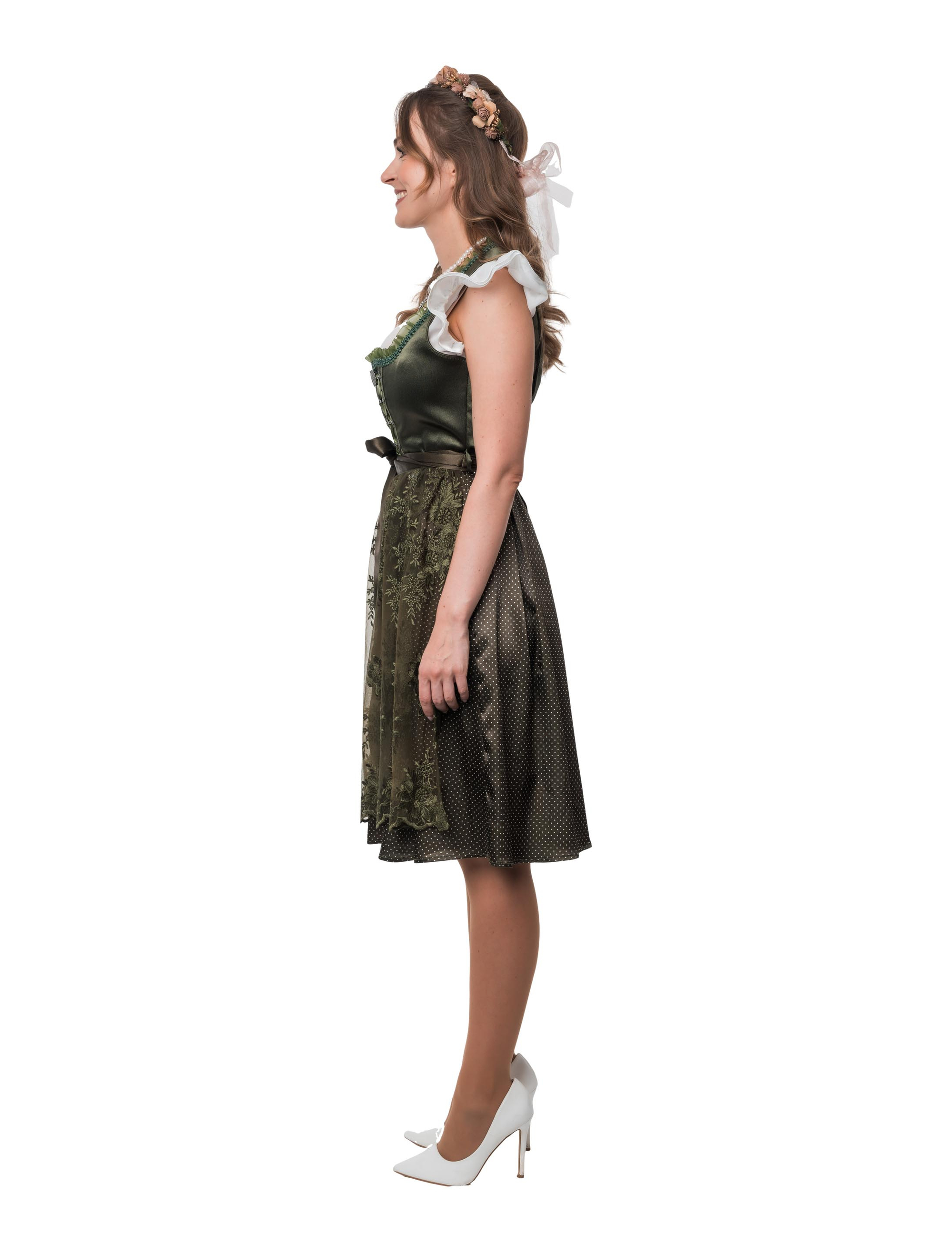 Dirndl Leni Damen grün 36