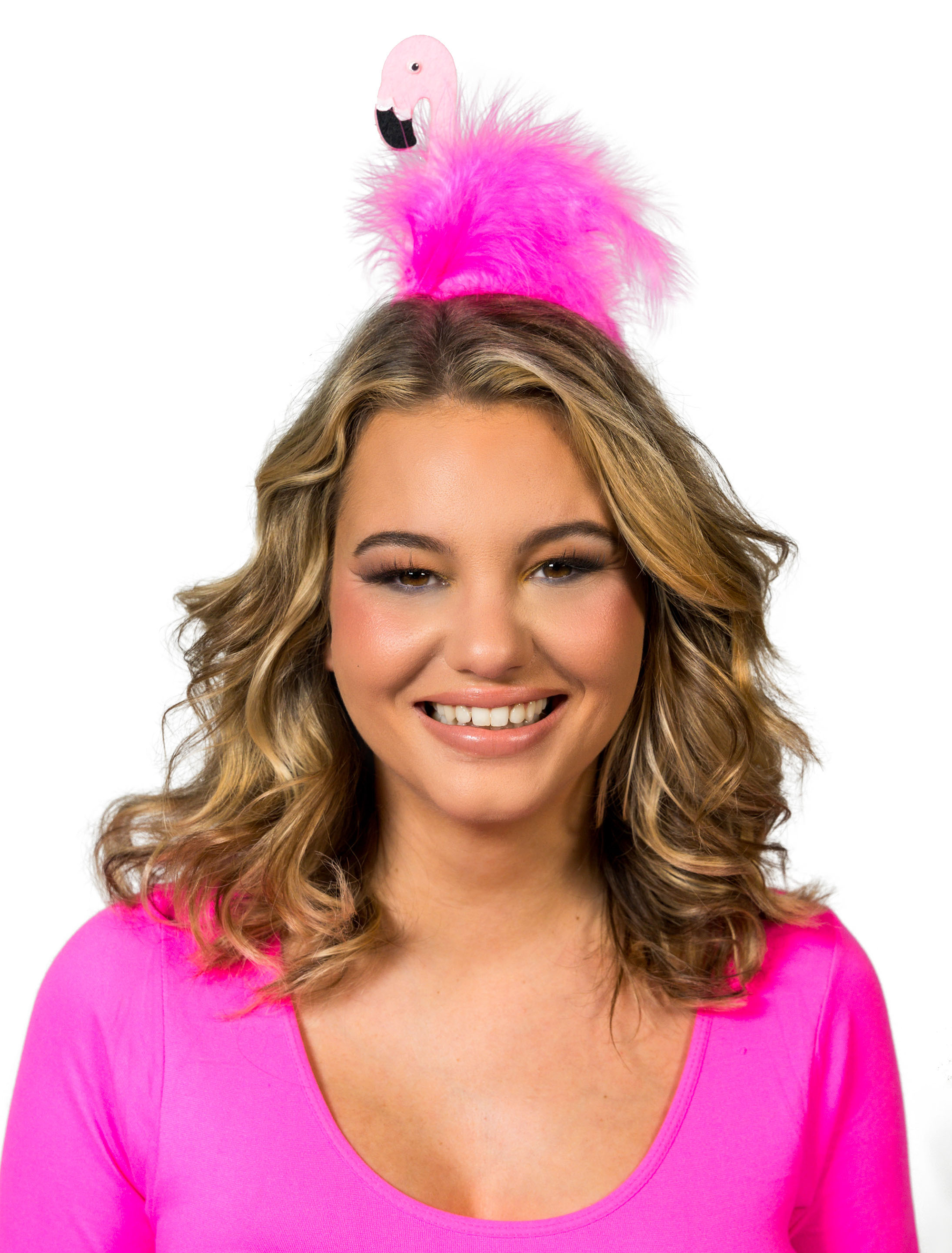 Haarreif Flamingo pink