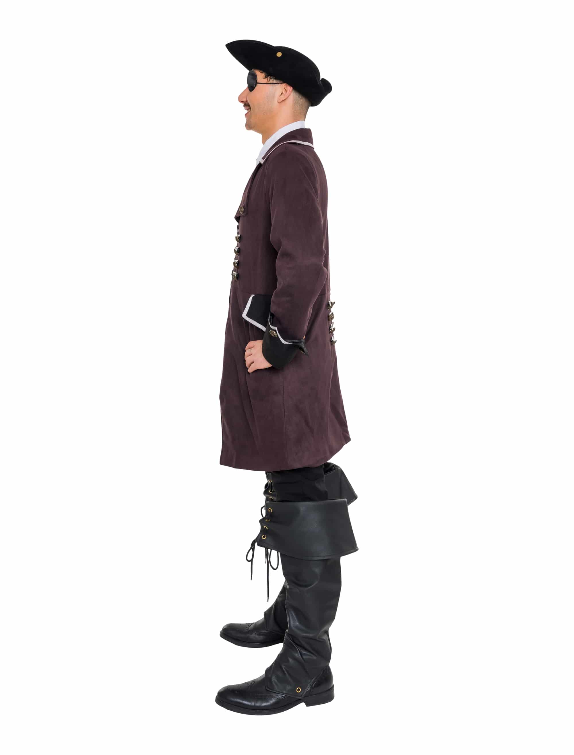 Mantel Pirat Herren braun L