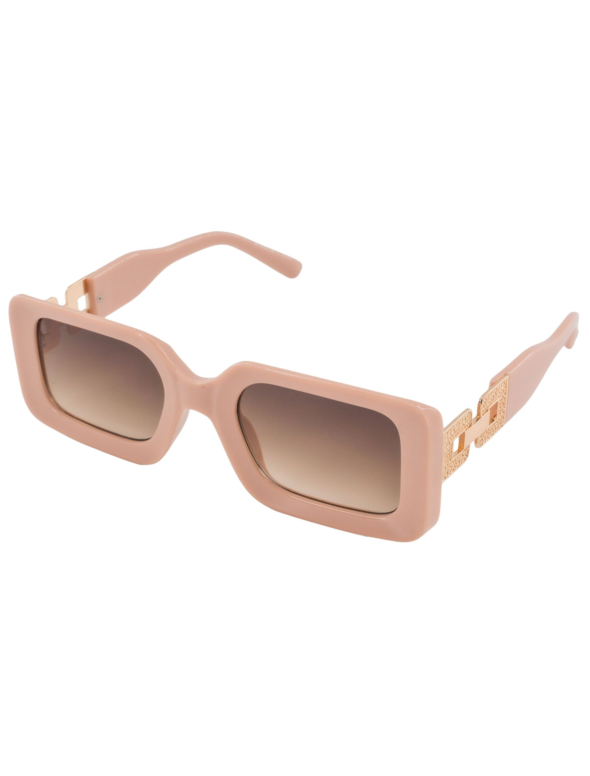 Brille eckig apricot