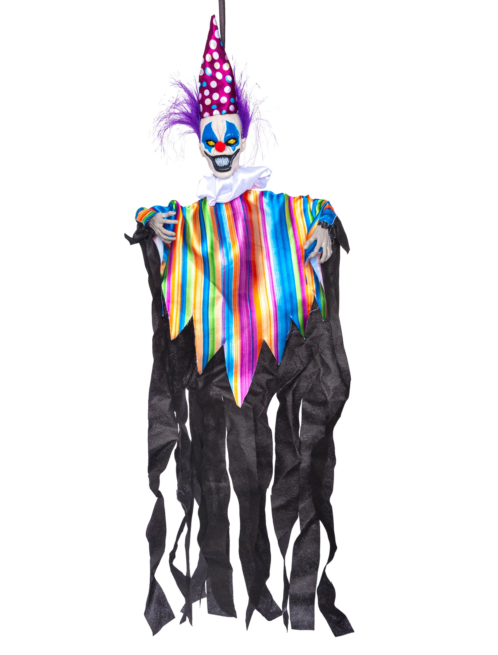 Gruselclown Haare zum Aufhängen