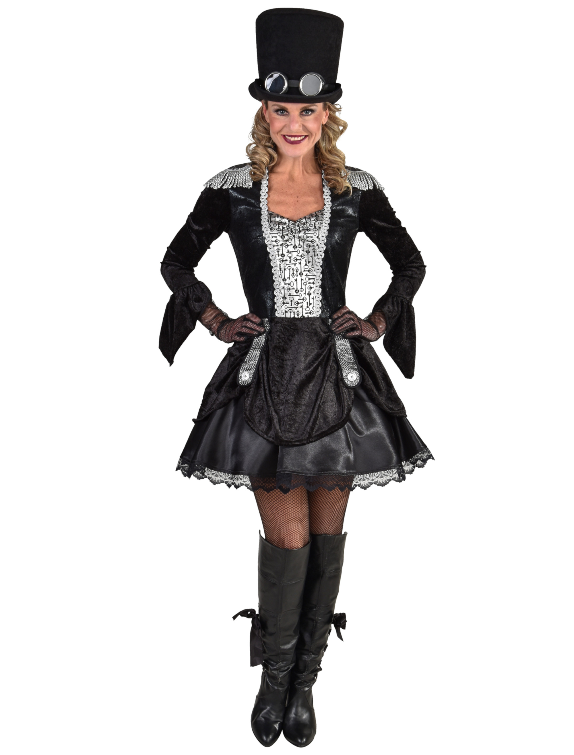 Kleid Steampunk kurz