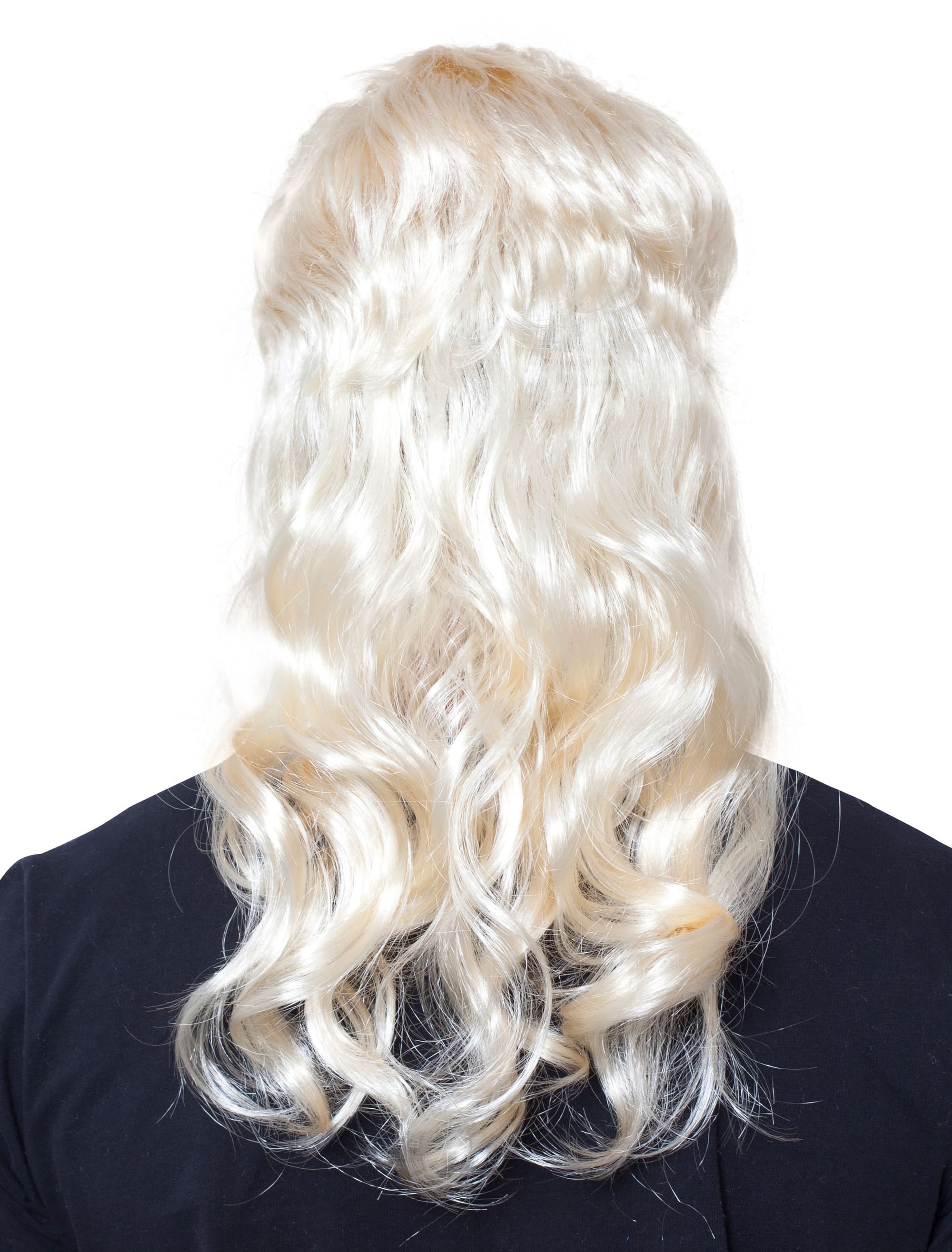 Perücke Vokuhila lang blond one size