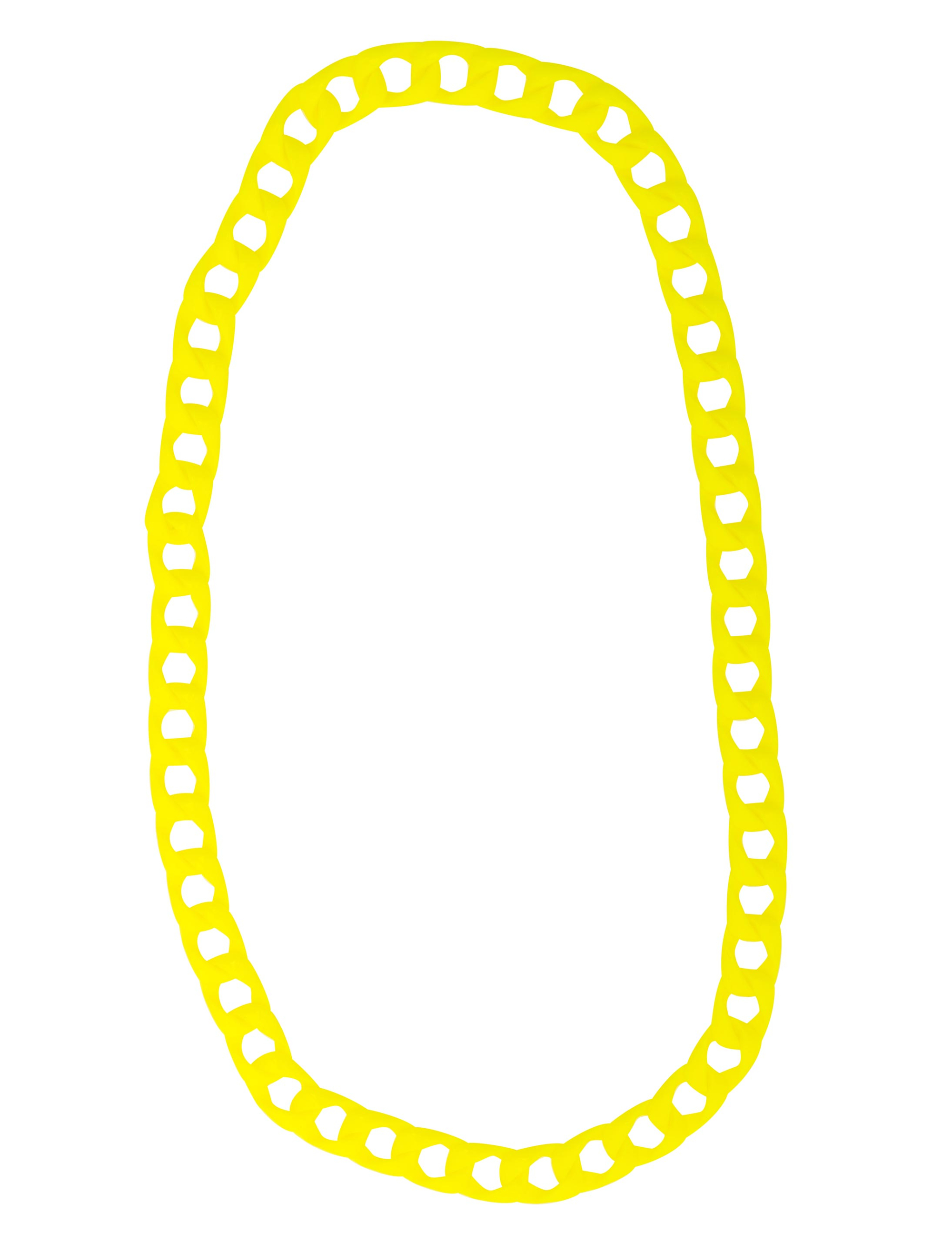 Halskette neongelb