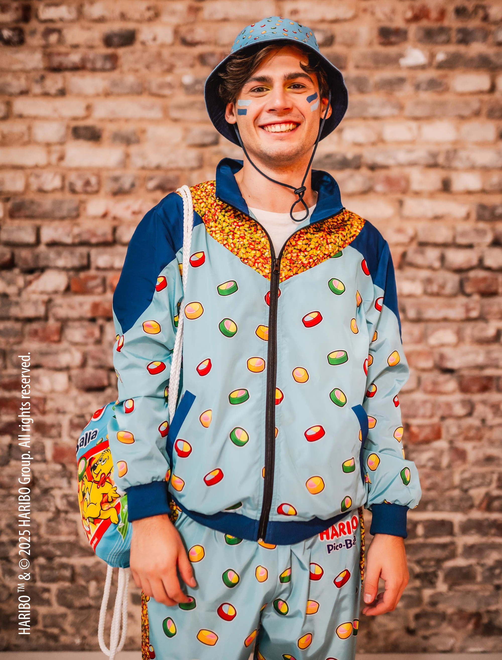 Joggingjacke HARIBO Pico-Balla bunt S/M
