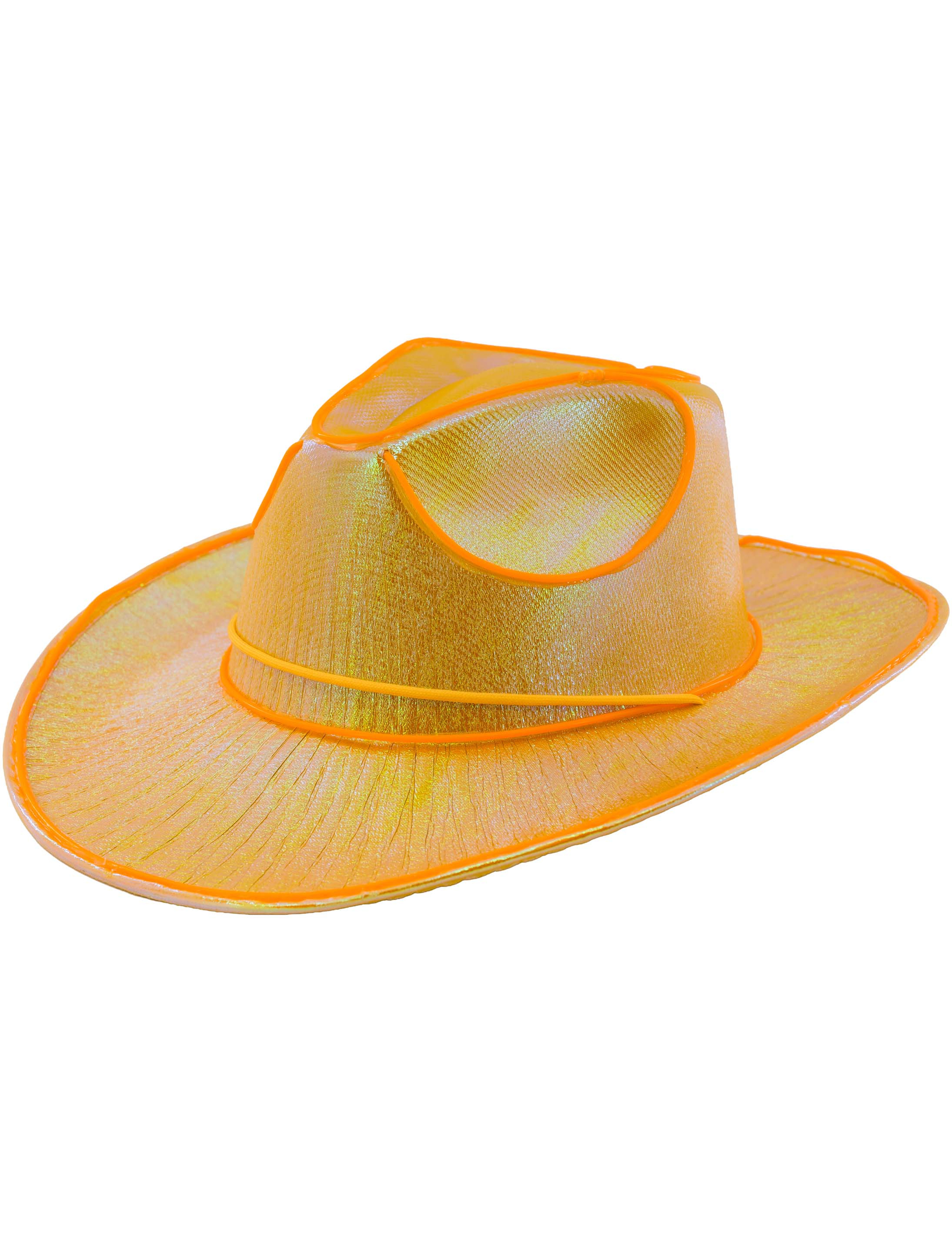 Cowboyhut LED gelb 59