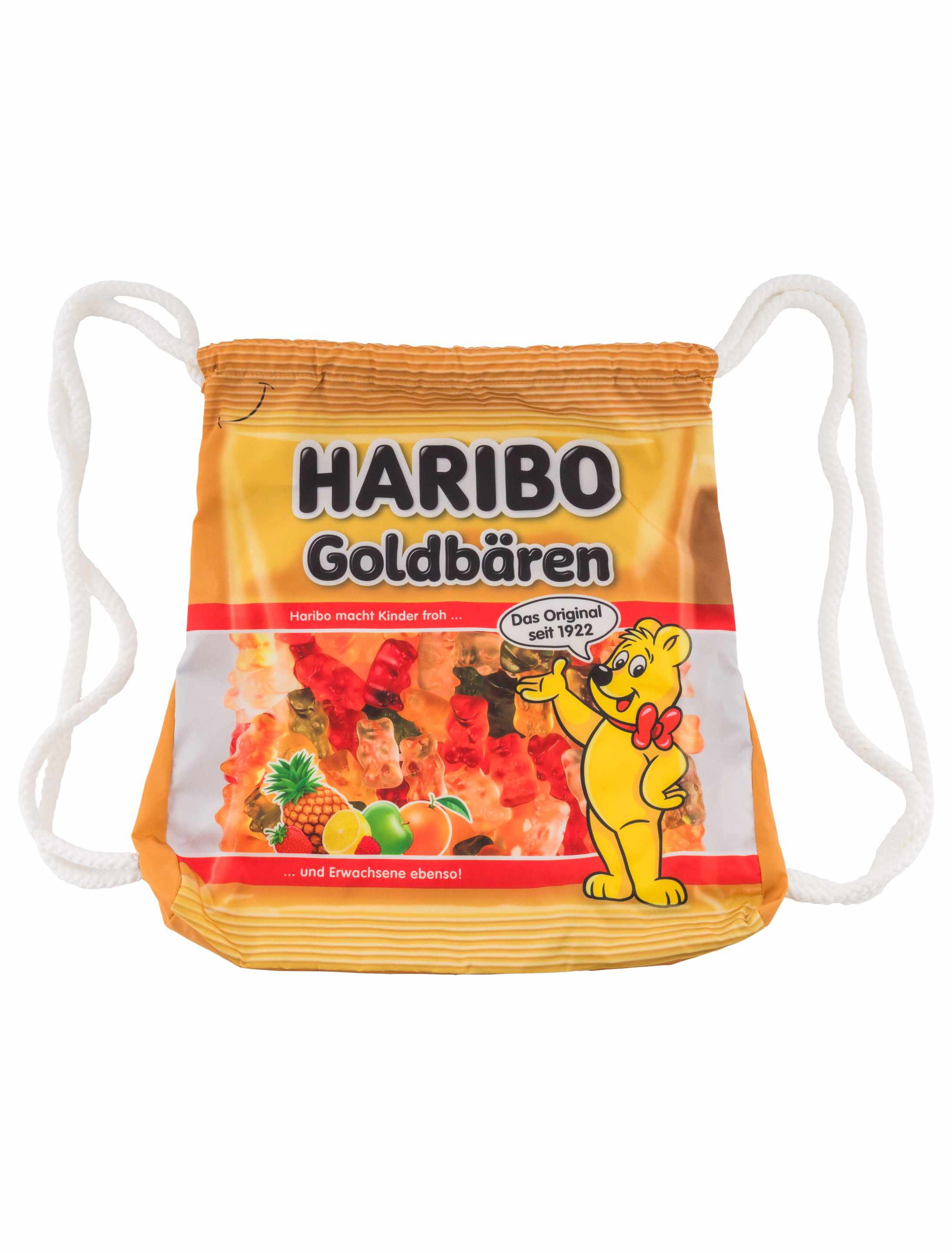 Turnbeutel HARIBO Goldbären gold