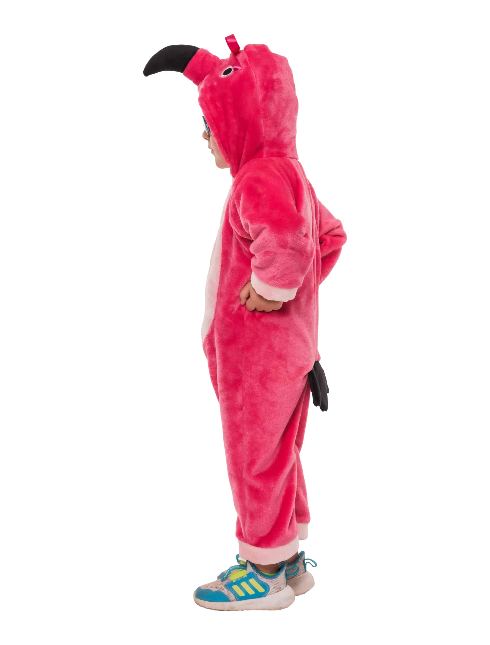 Overall Plüsch Flamingo Kinder pink 116/128