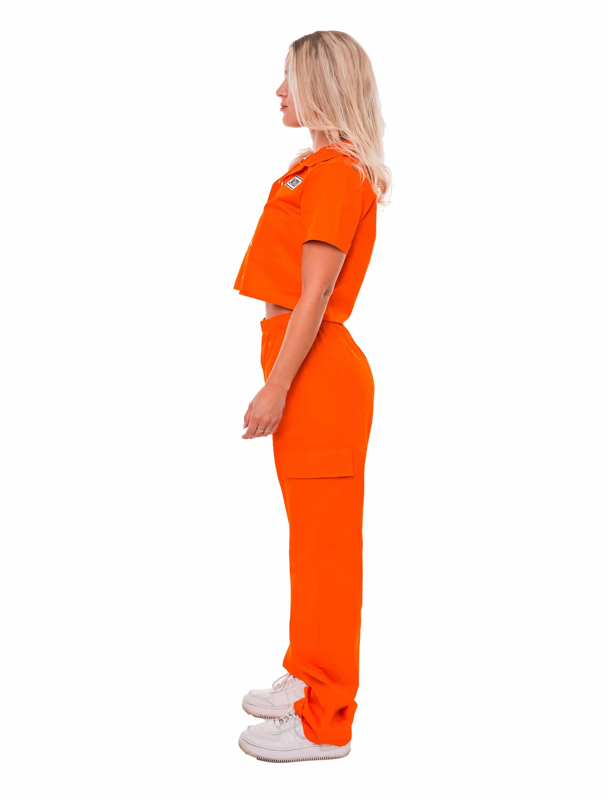 Kostüm Gefangene 2-tlg. orange XL
