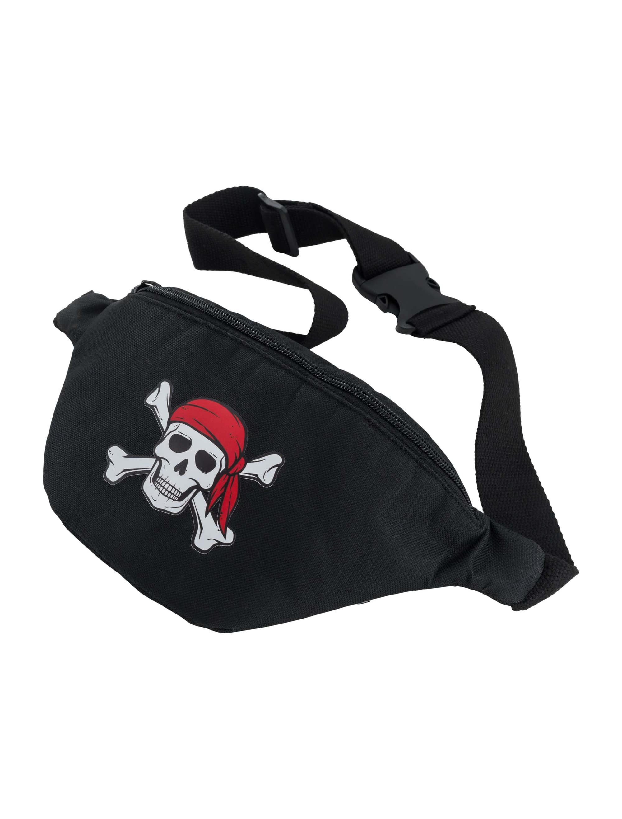 Bauchtasche Pirat schwarz