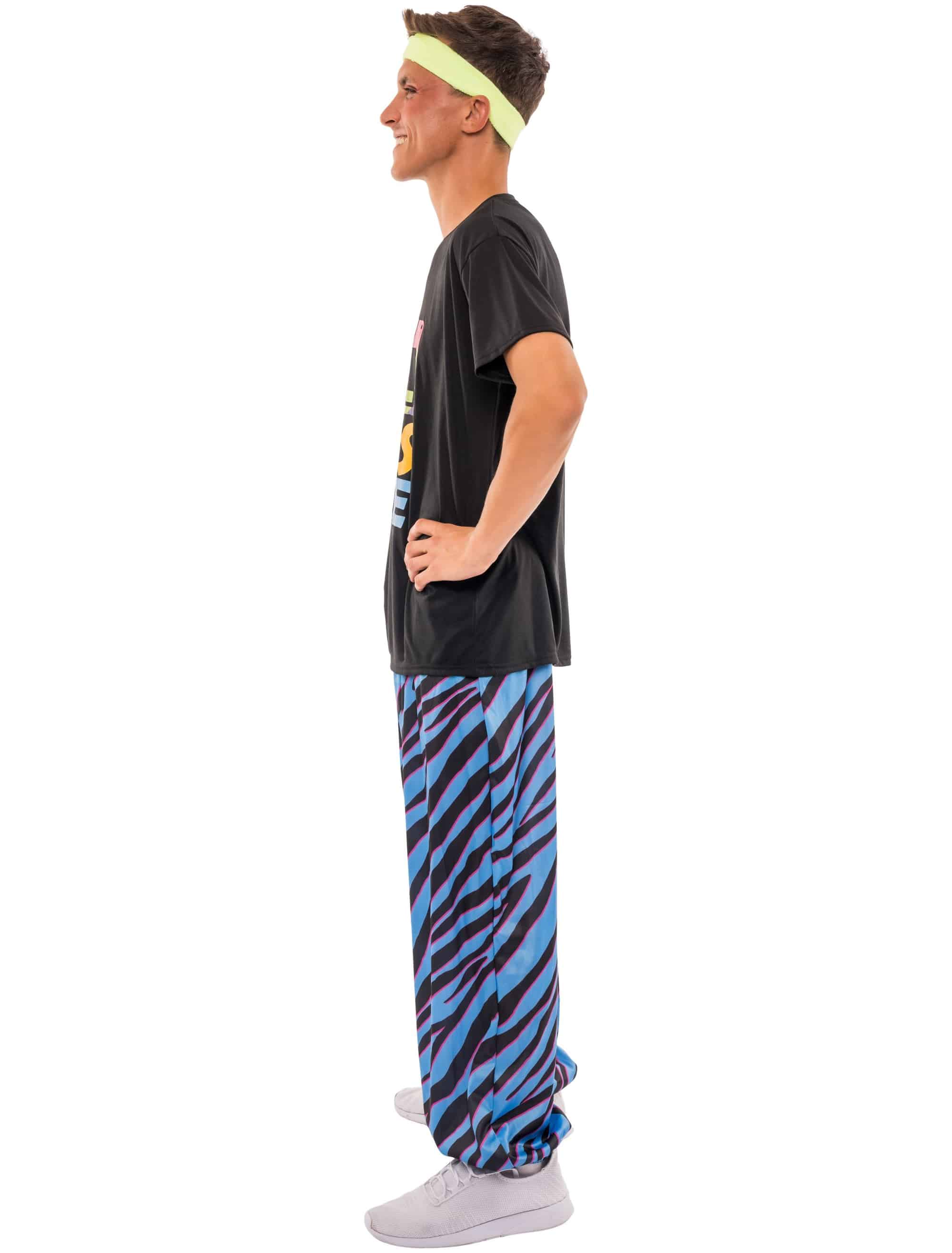 T-Shirt 90er Print schwarz XL