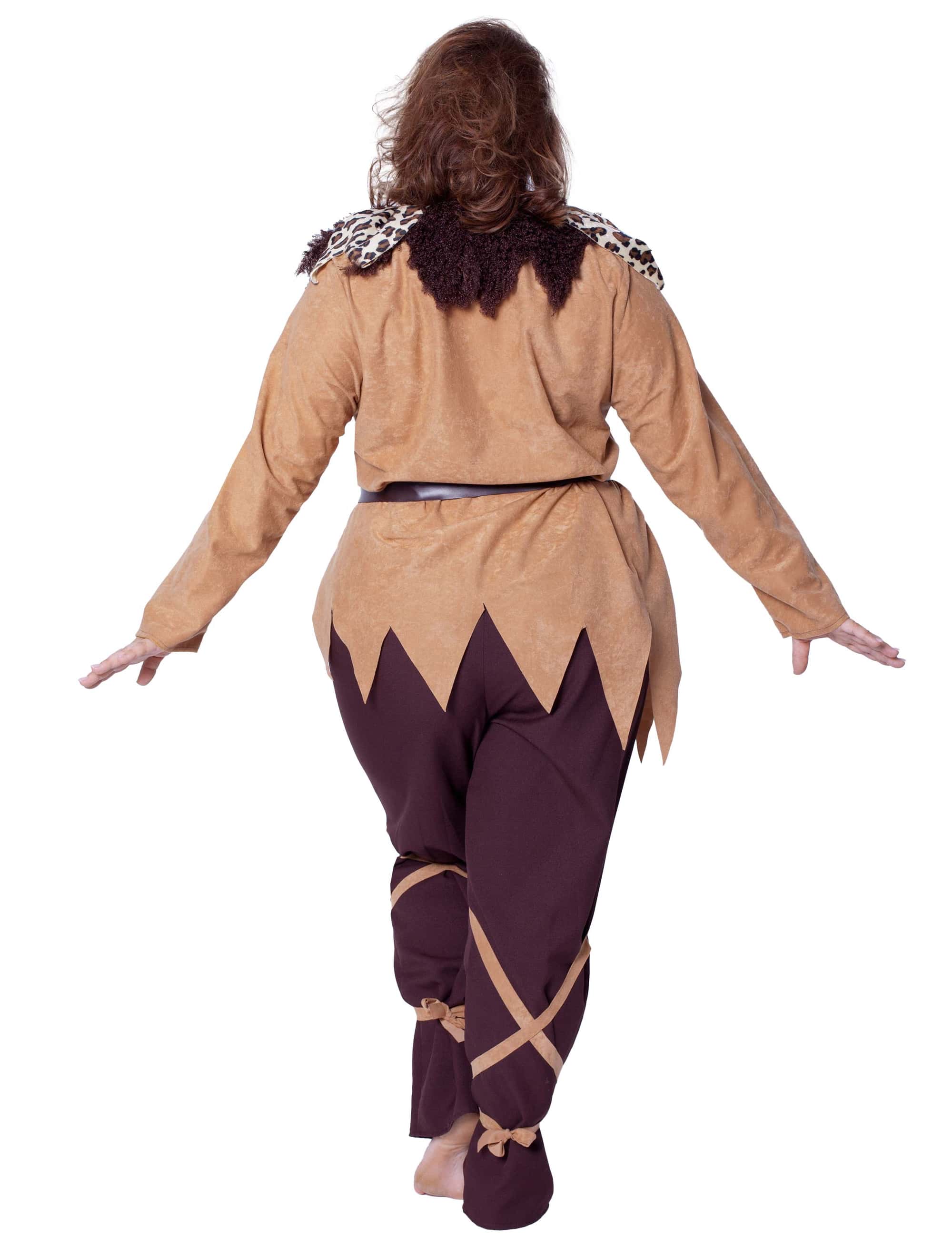 Neandertaler Dame 2tlg. braun S