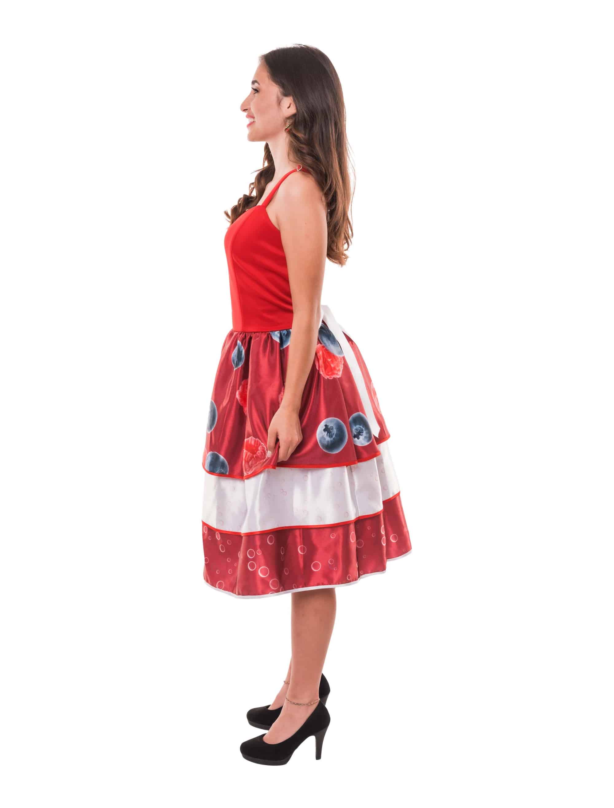 Kleid Beerencocktail weinrot 2XL/3XL