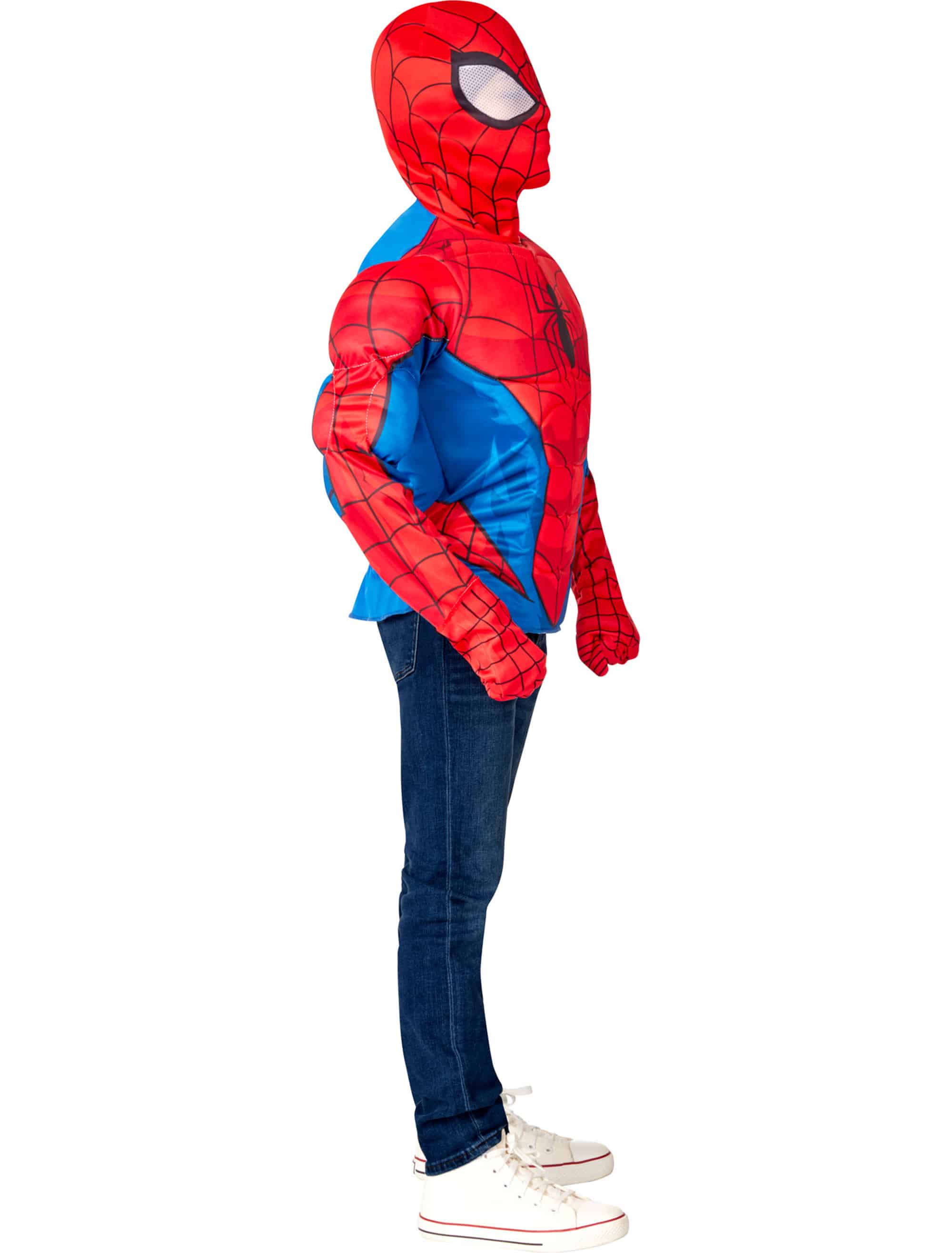 Spider-Man deluxe 3-tlg. rot/blau 8-10 Jahre