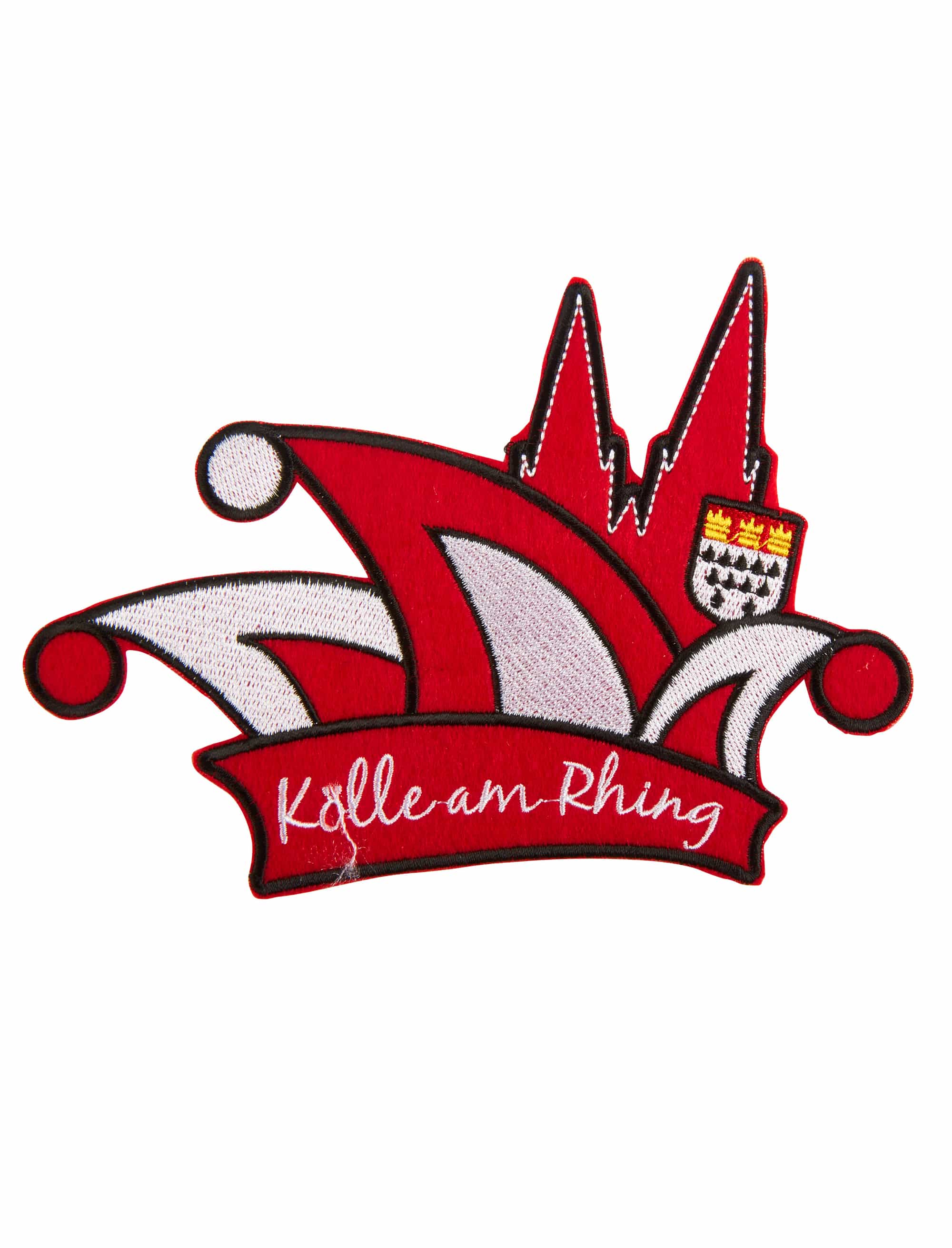 Bügelpatch Kölle am Rhing 11cm