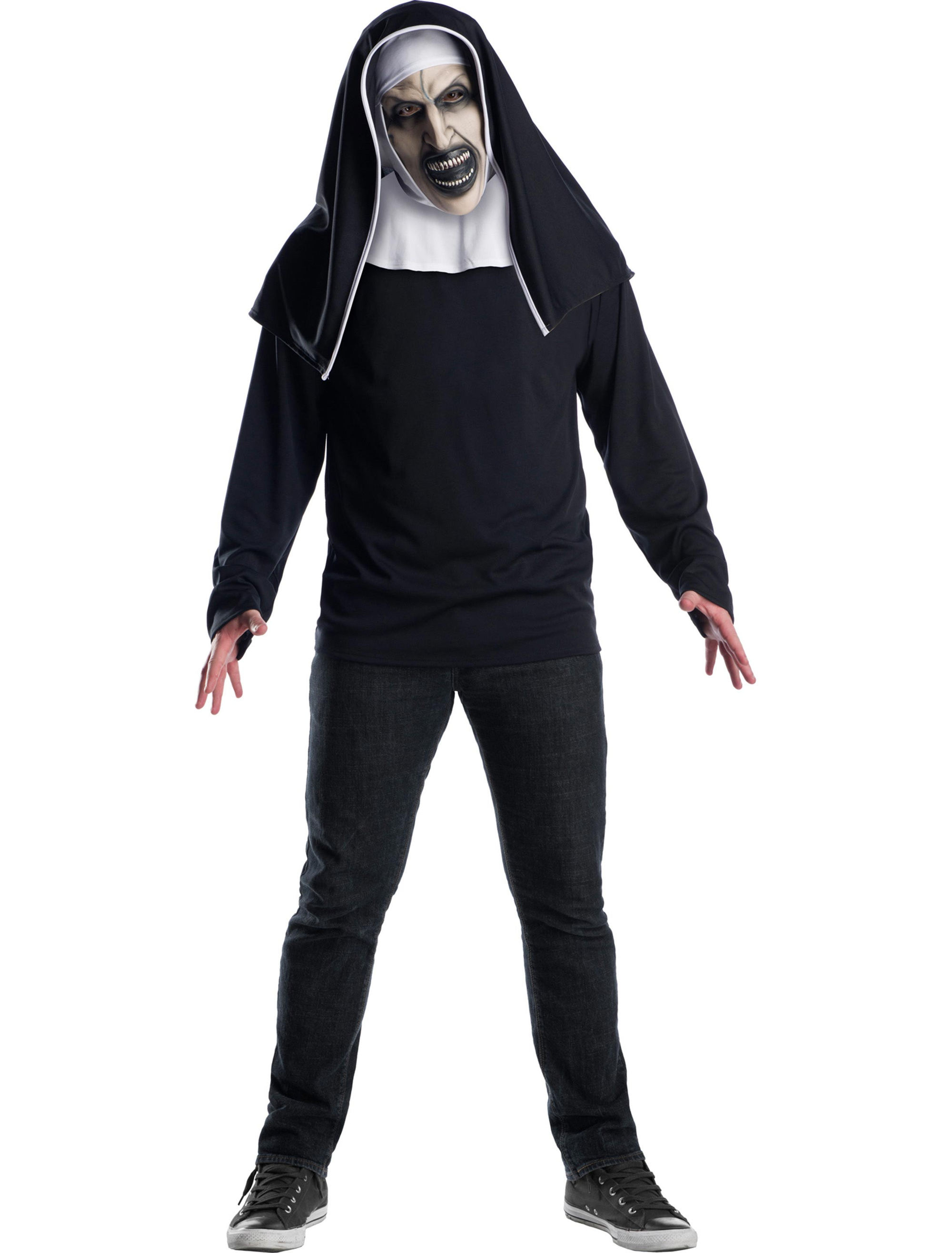 Kostüm Die Nonne Conjuring 3-tlg. schwarz/weiß STD