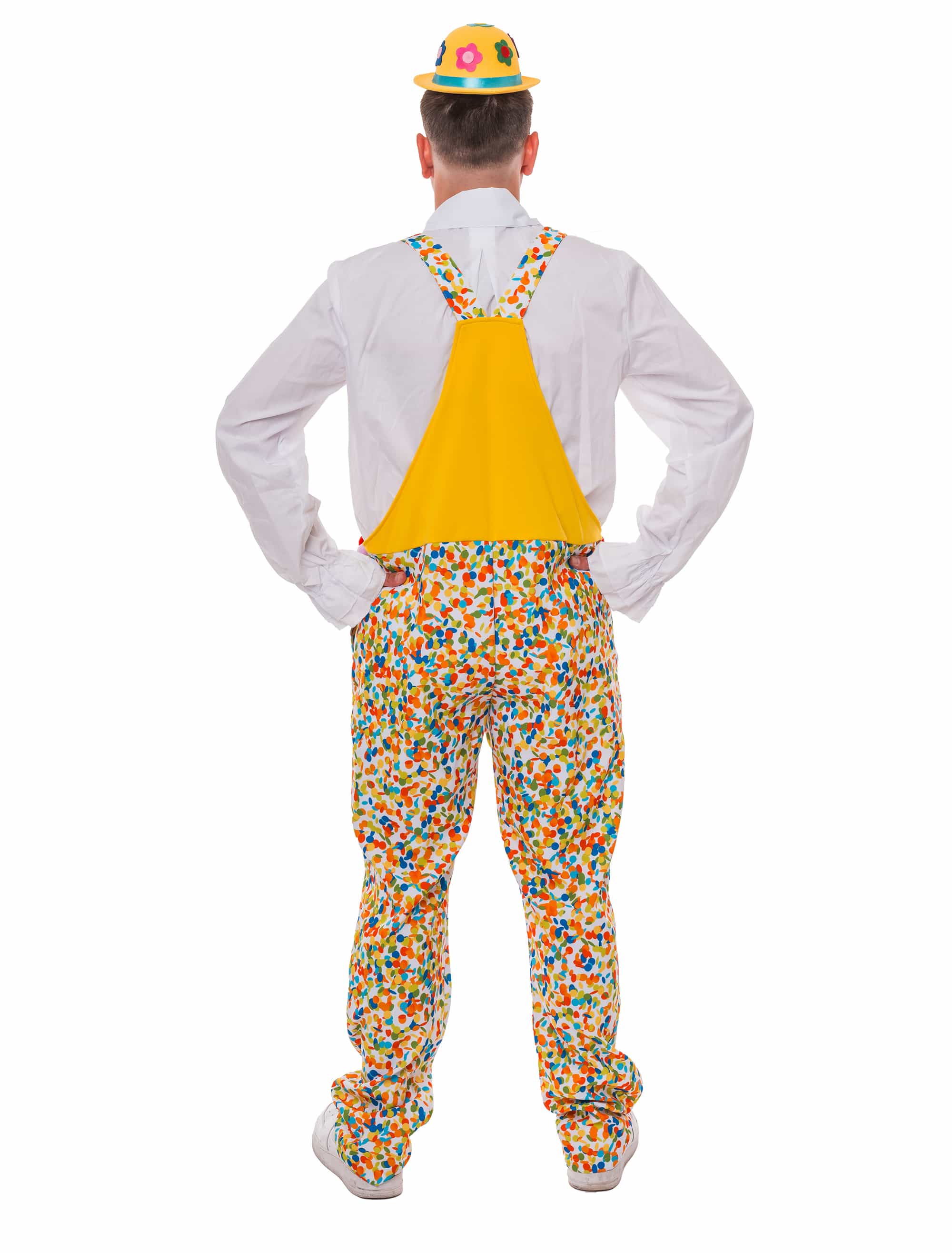 Latzhose Konfetti bunt 2XL/3XL