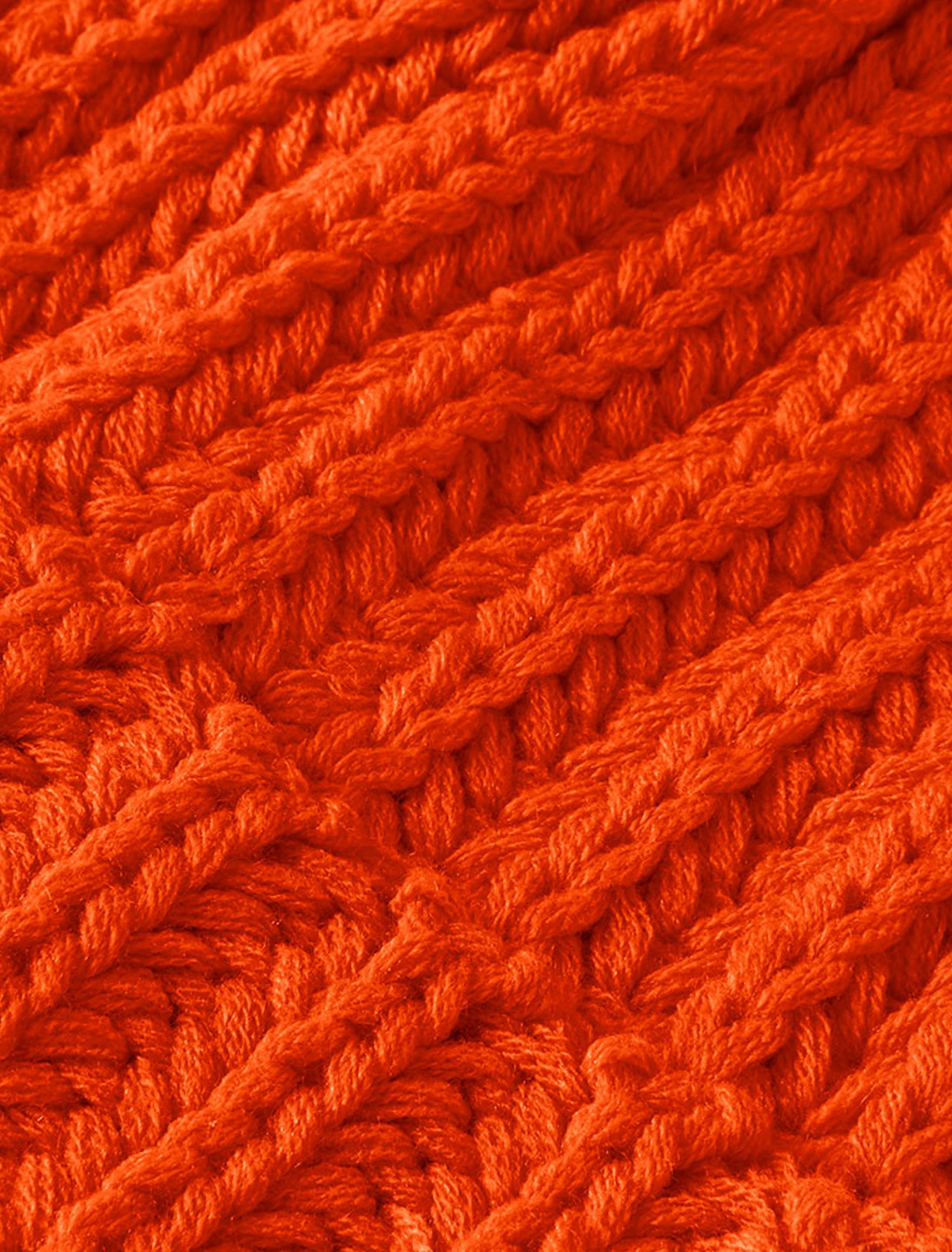Strickmütze neonorange one size