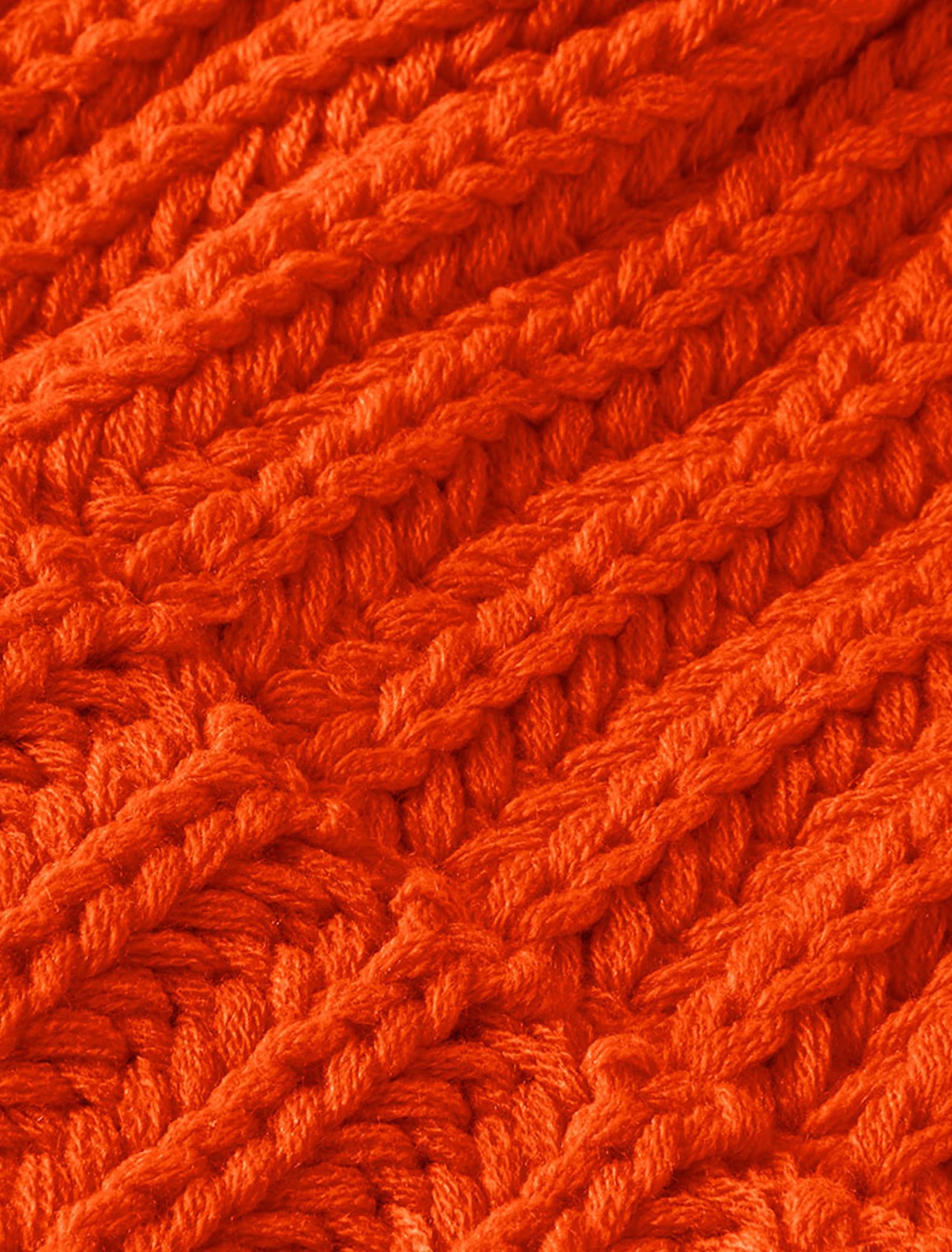 Strickmütze neonorange one size