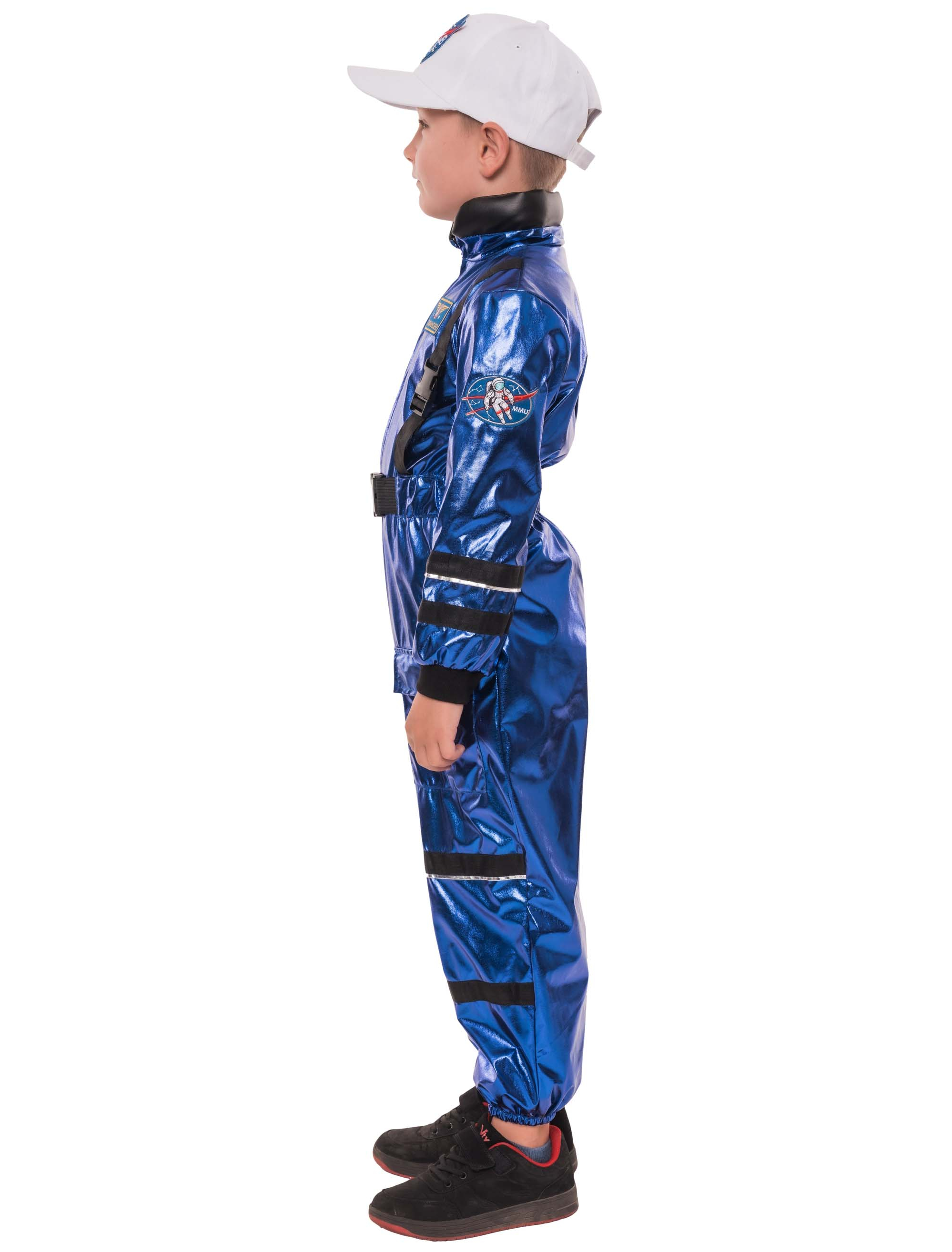 Overall Astronaut Kinder blau 4-6 Jahre