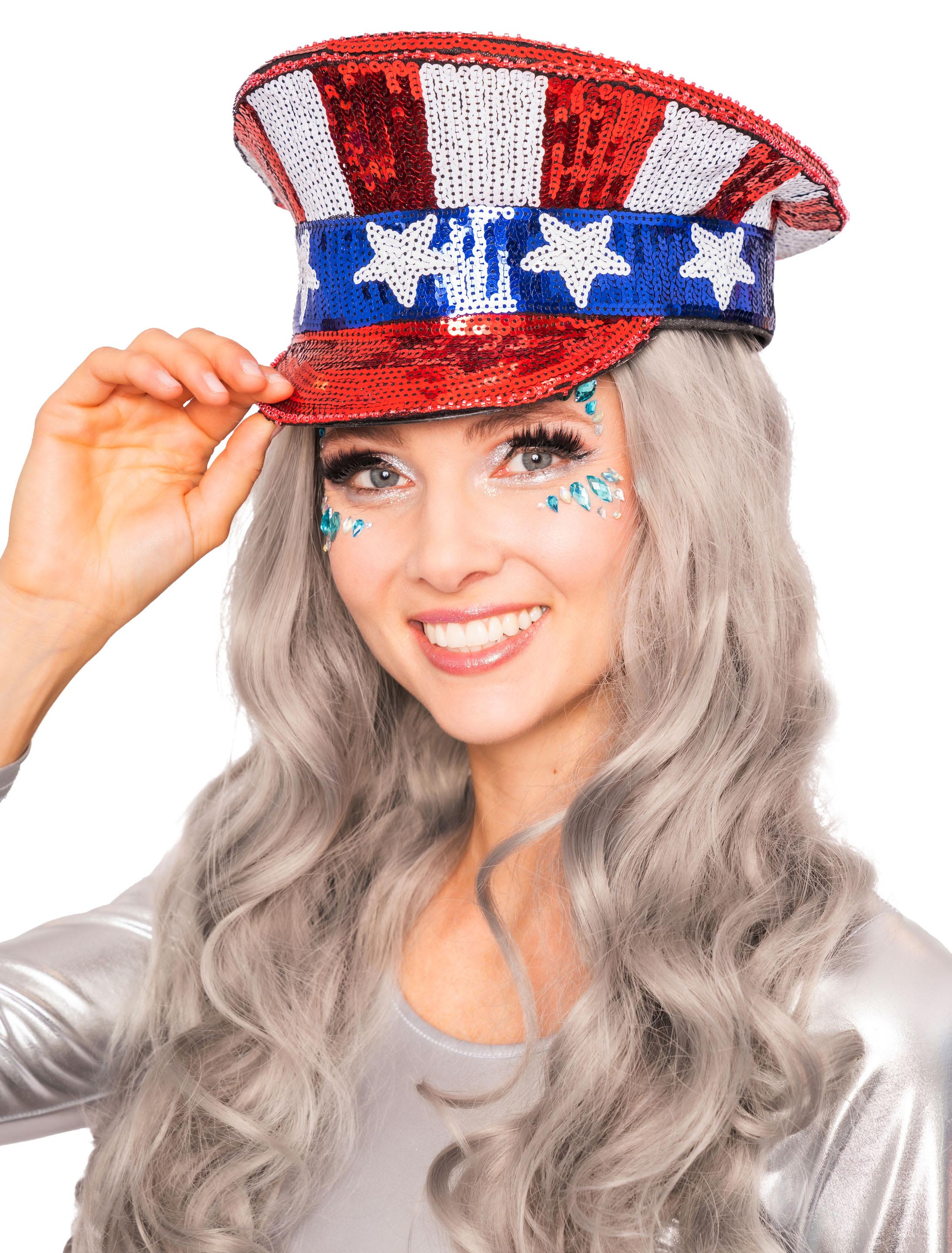 Kappe Pailletten USA