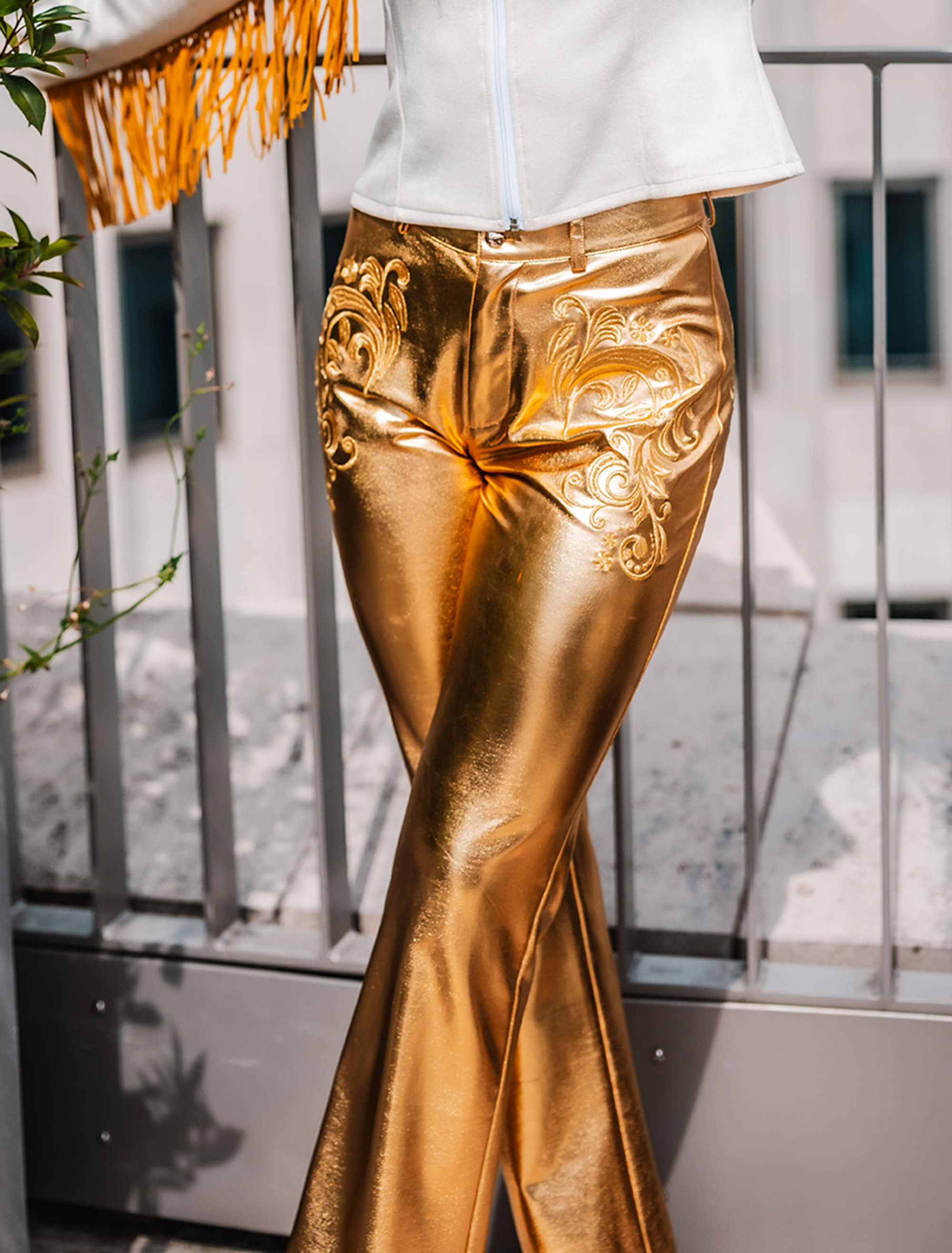 Hose Wilder Westen Damen gold M