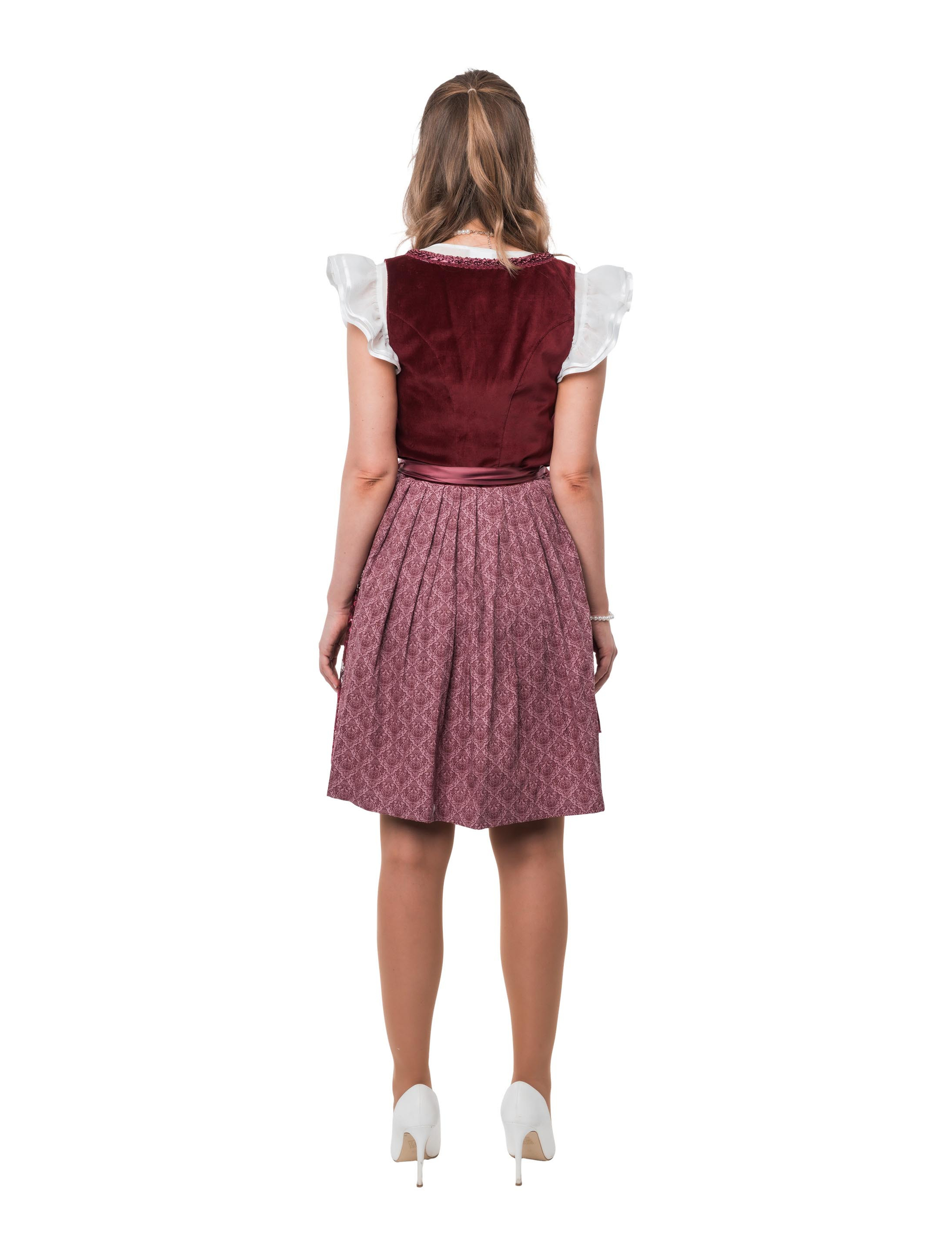 Dirndl Loredana Damen rot 38