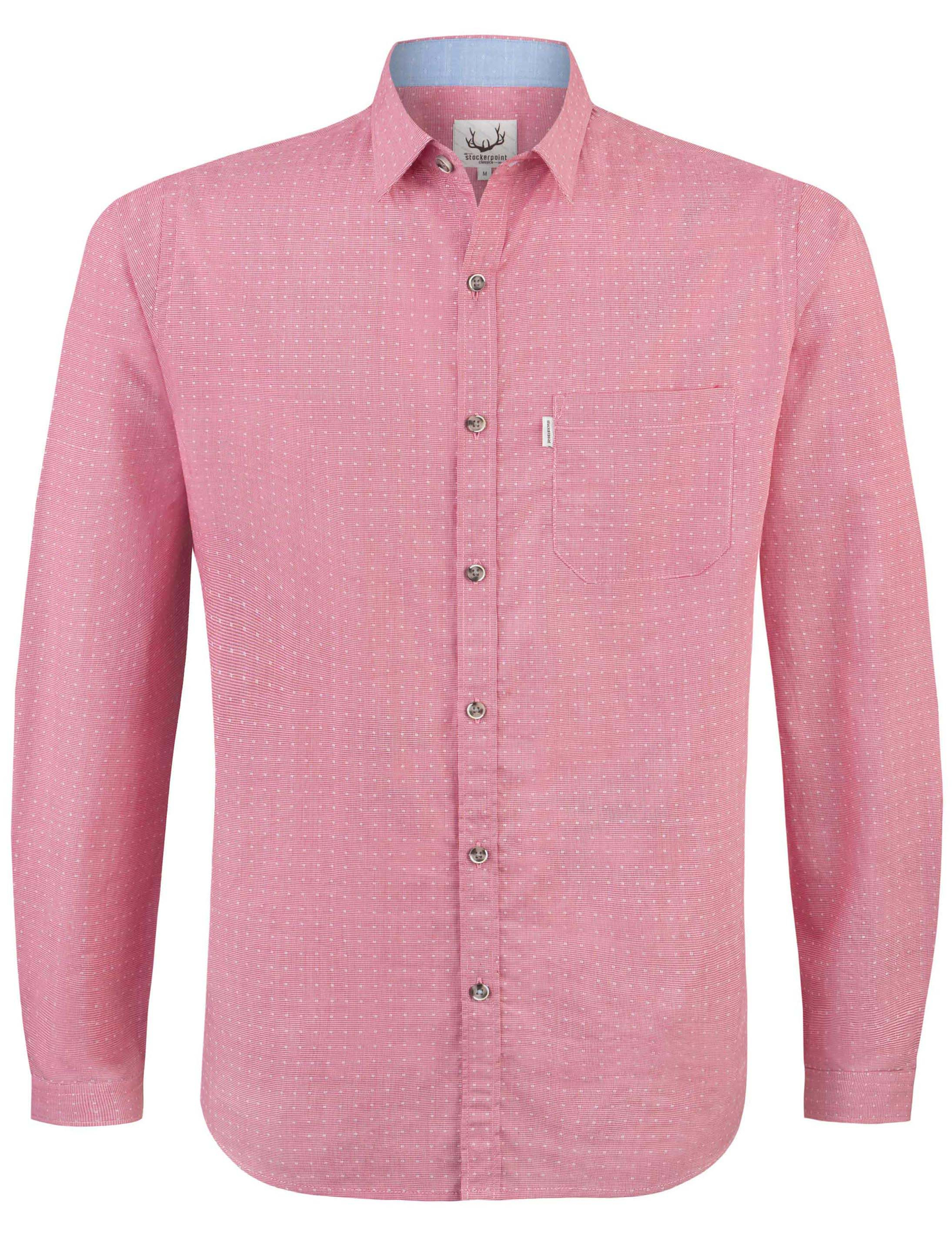 Trachtenhemd Herren rot S