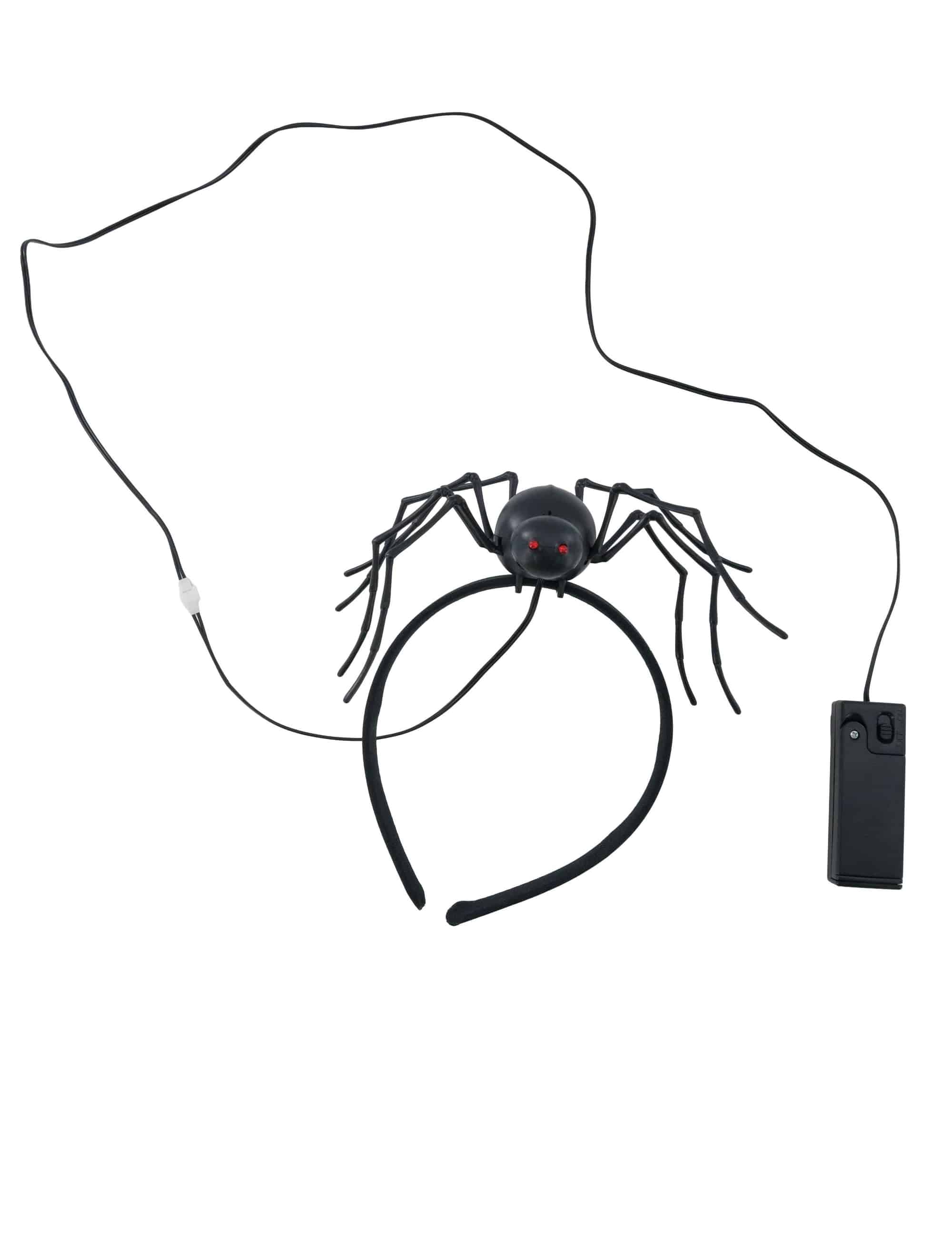 Haarreif Spinne mit Funktion schwarz