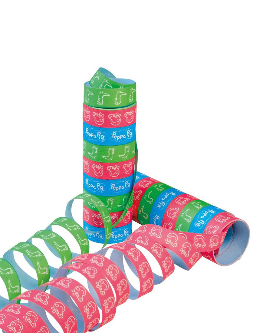 Luftschlangen Peppa Wutz 2er Pack bunt