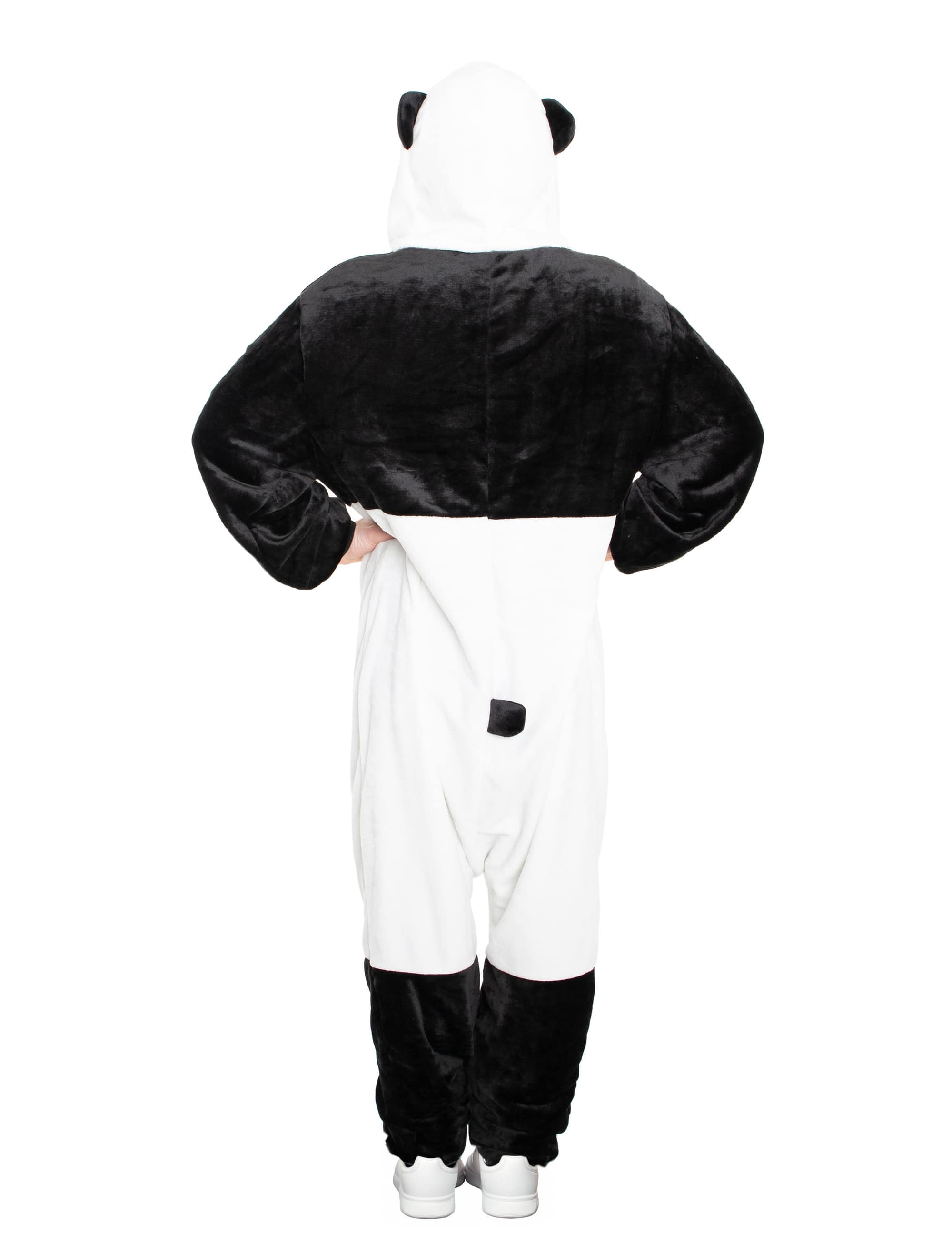 Overall Plüsch Panda Herren schwarz/weiß 50/52