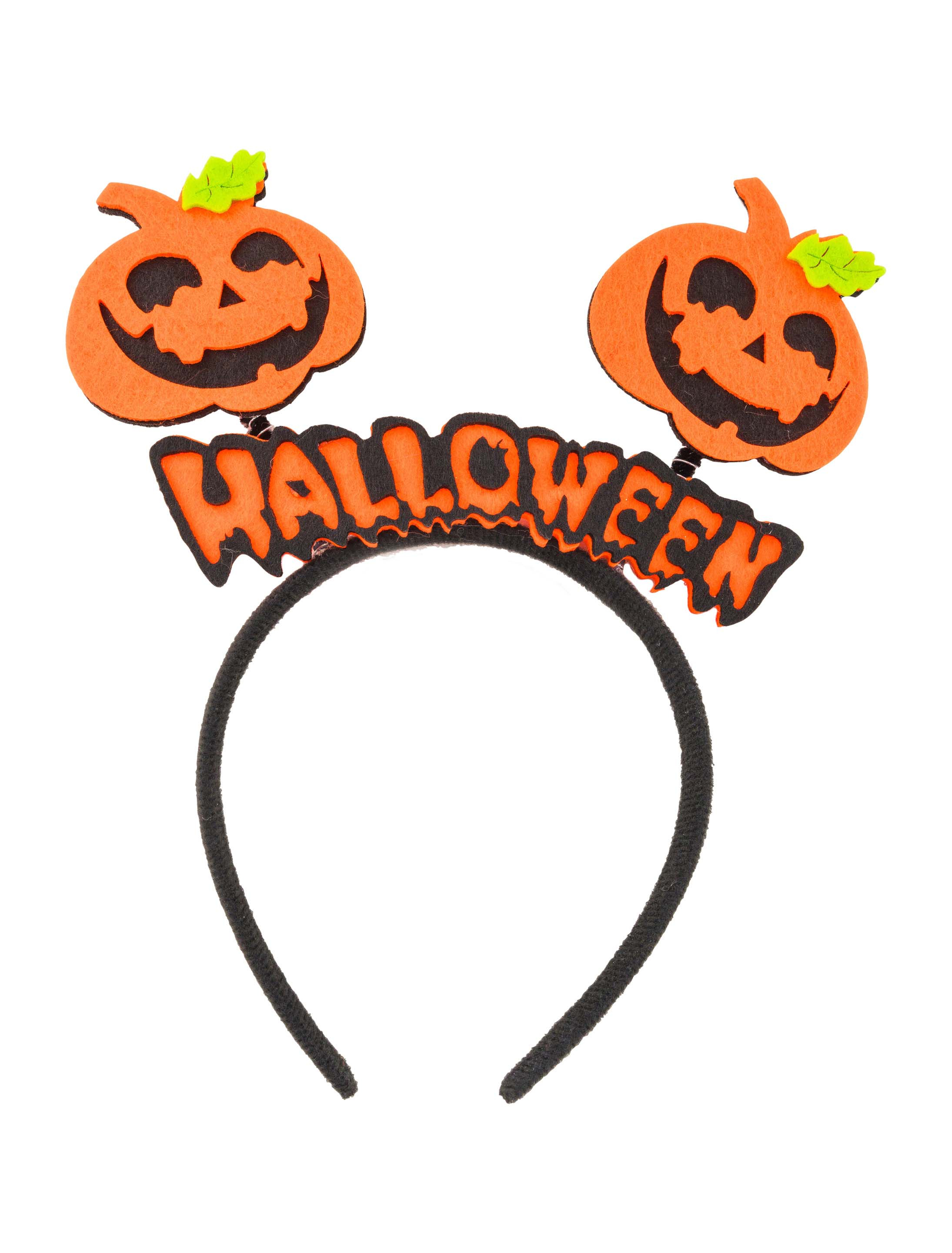 Haarreif Kürbis Halloween orange