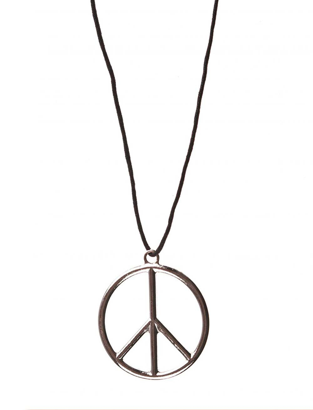 Halskette Peace Metallanhänger am Band