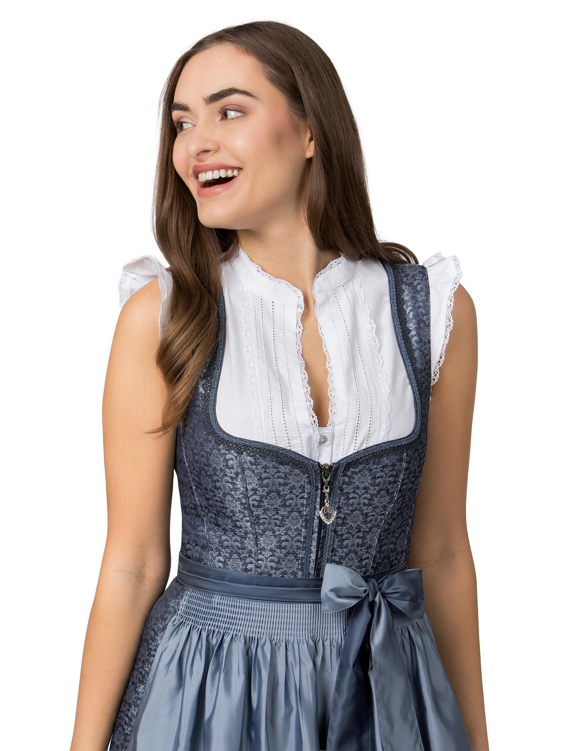 Dirndl Merrit Damen blau 44