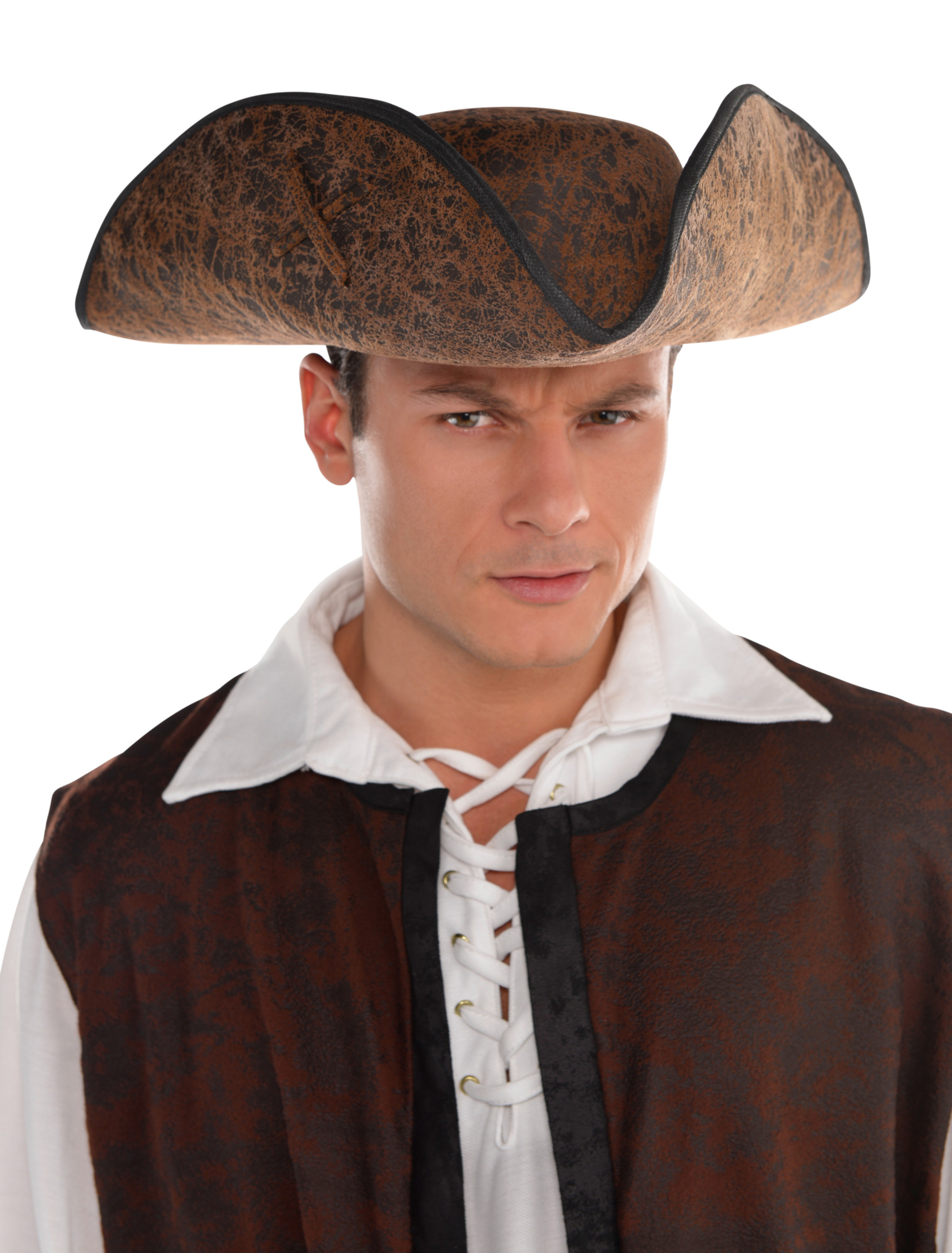 Piratenhut braun