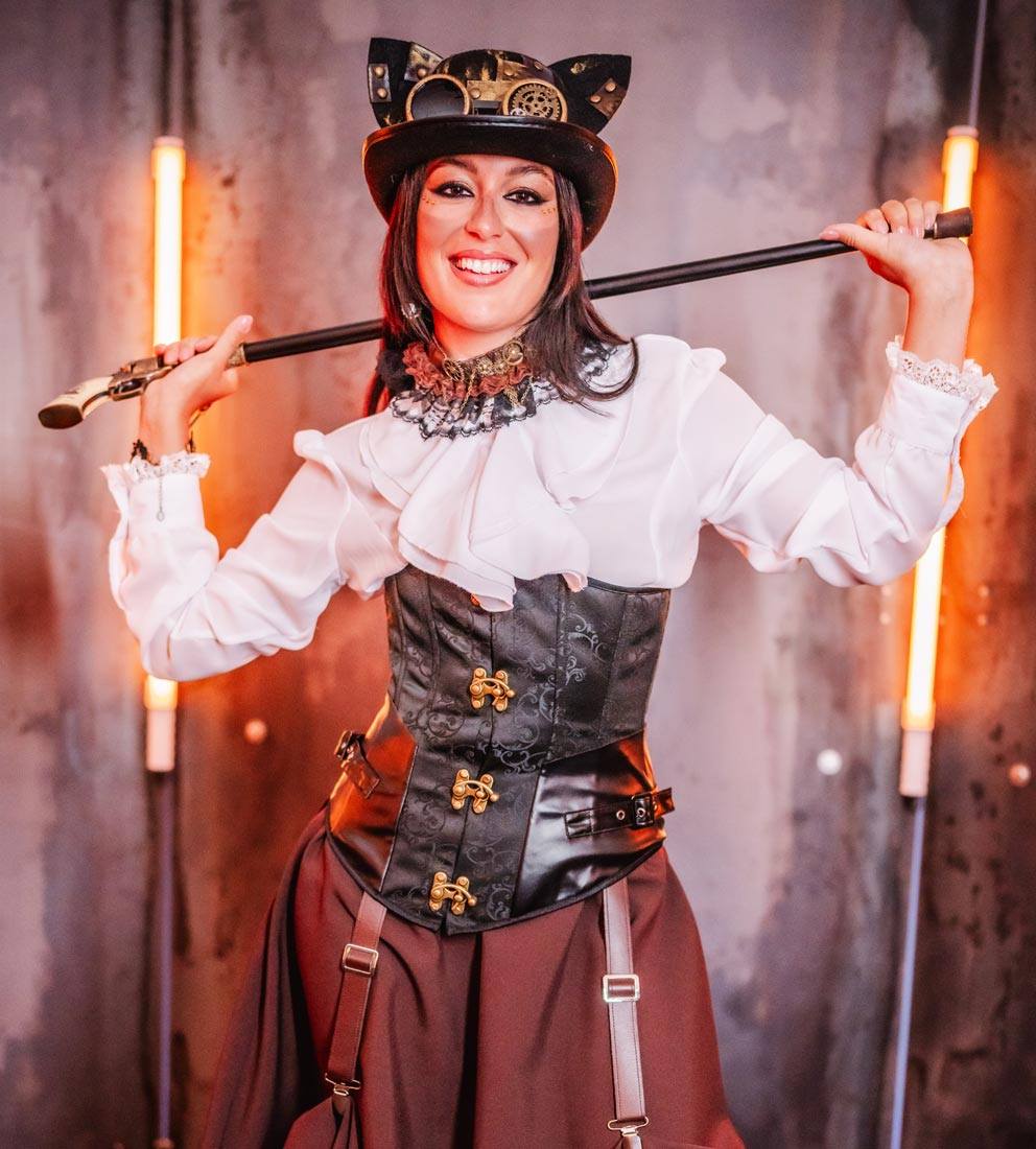 Partnerkostüm Steampunk bei Deiters