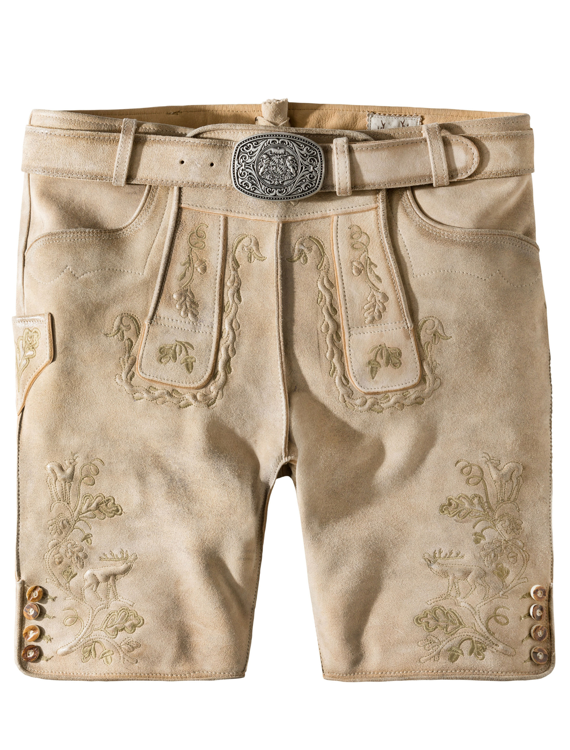 Lederhose Romano Herren beige 48