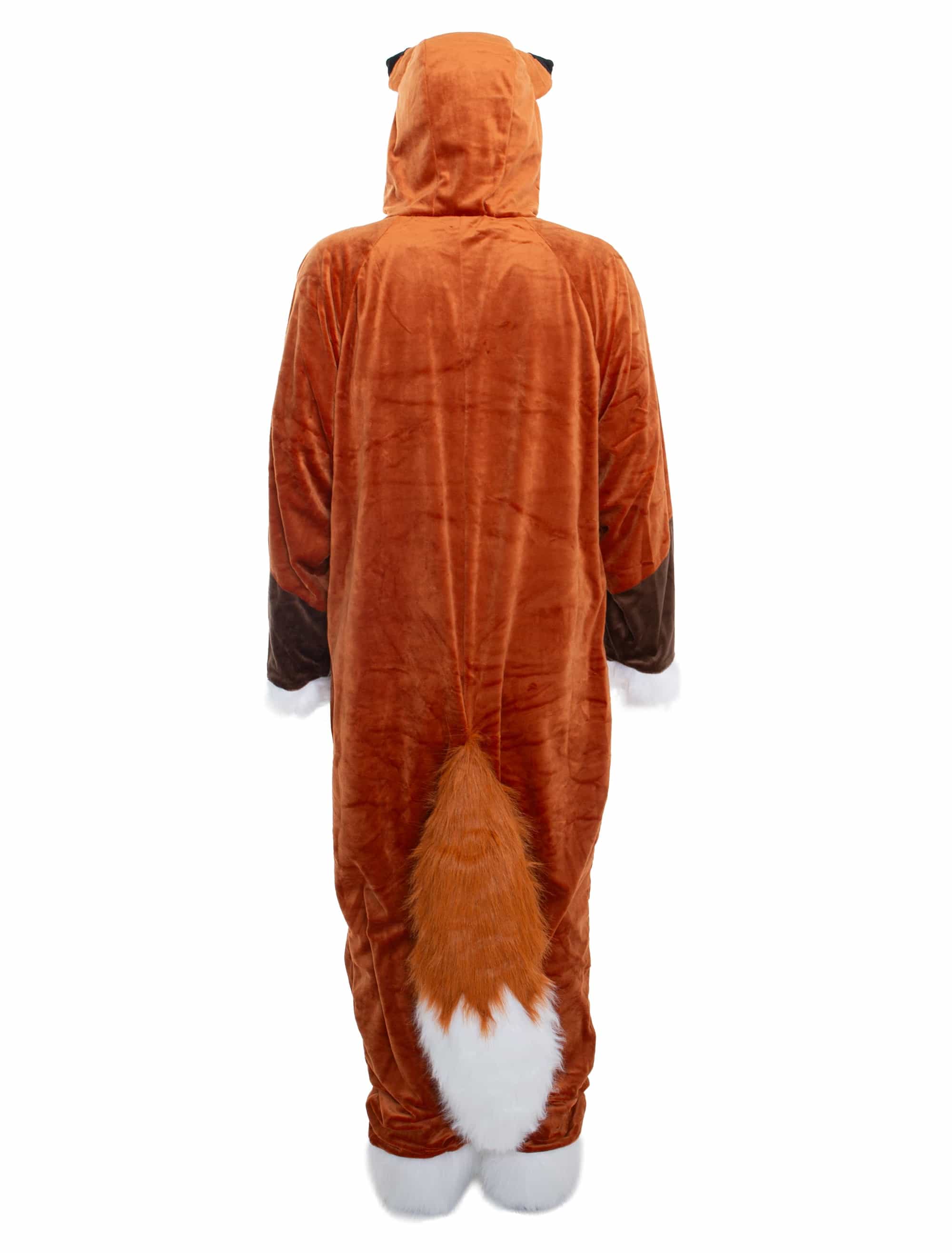 Overall Plüsch Fuchs Kinder braun/weiß 116/128