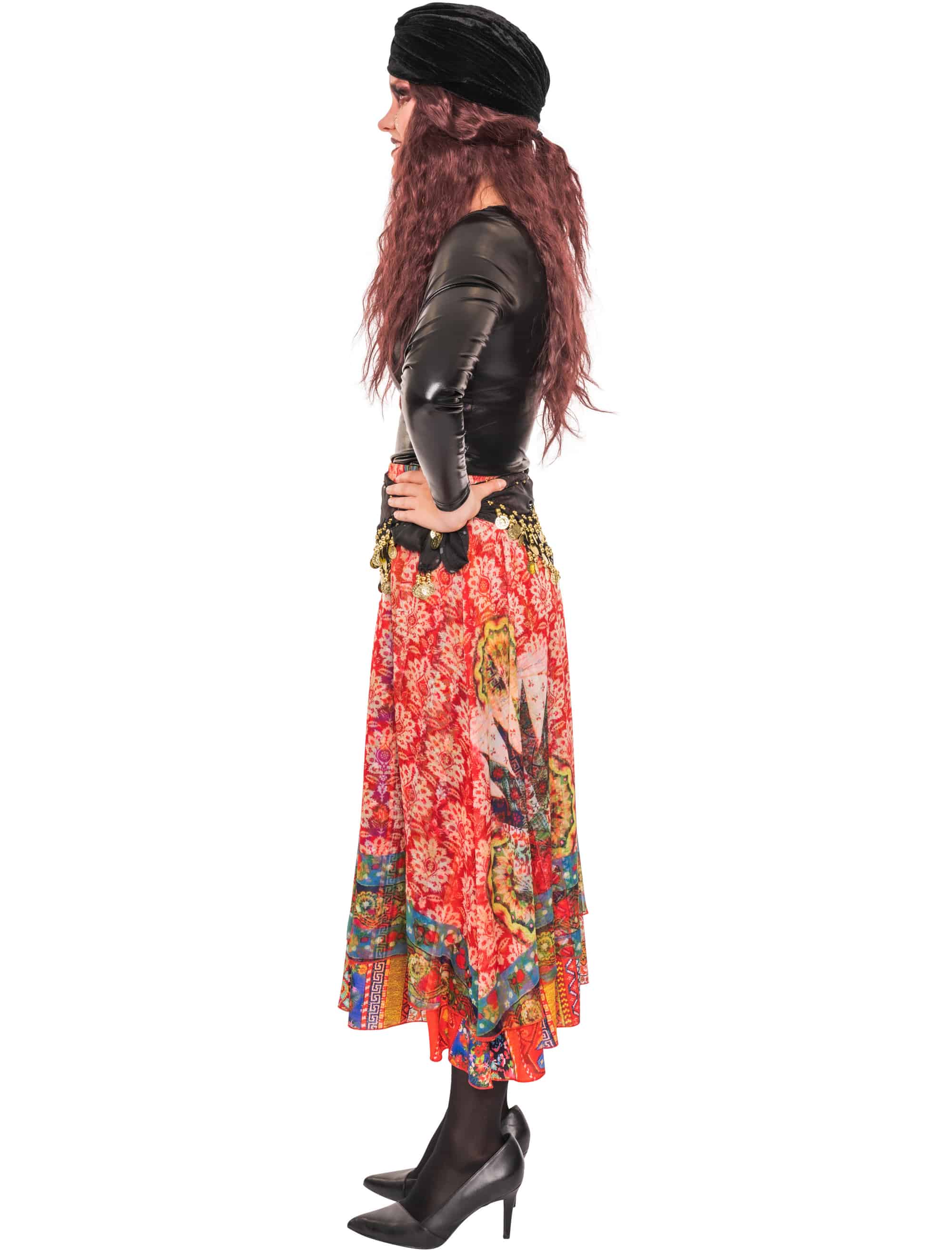 Rock Wahrsagerin bunt mehrfarbig 2XL/3XL