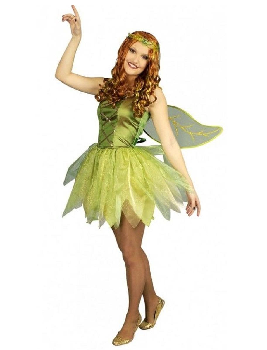 Kleid Waldfee 3-tlg. Damen grün 40/42