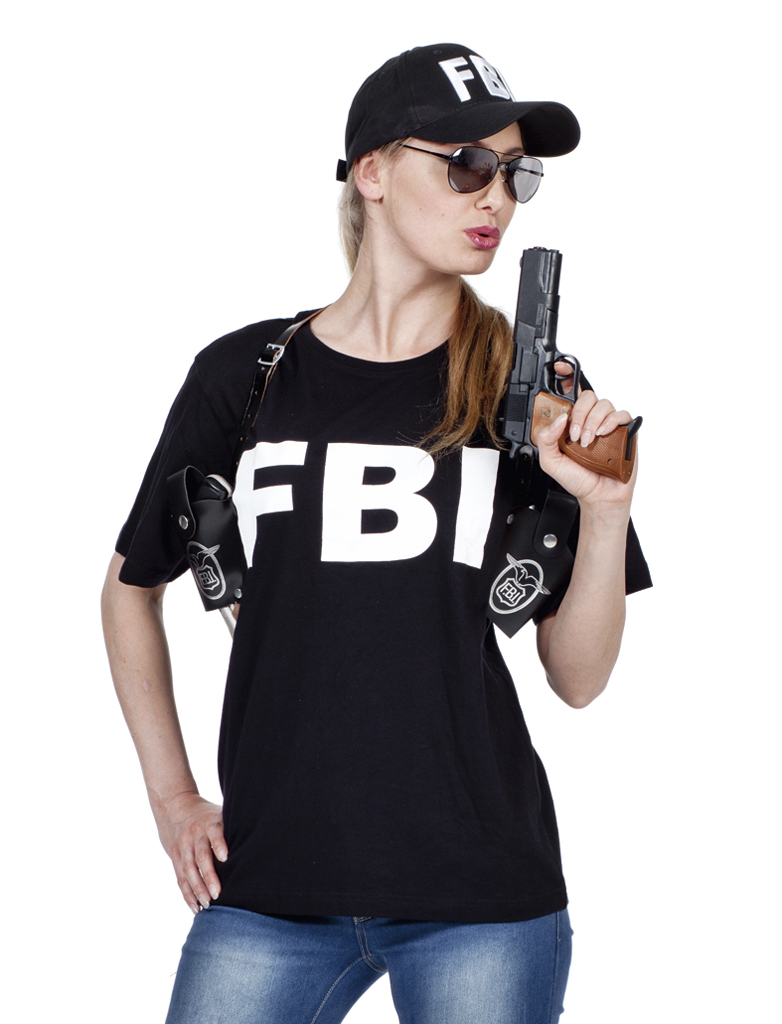 T-Shirt FBI schwarz S