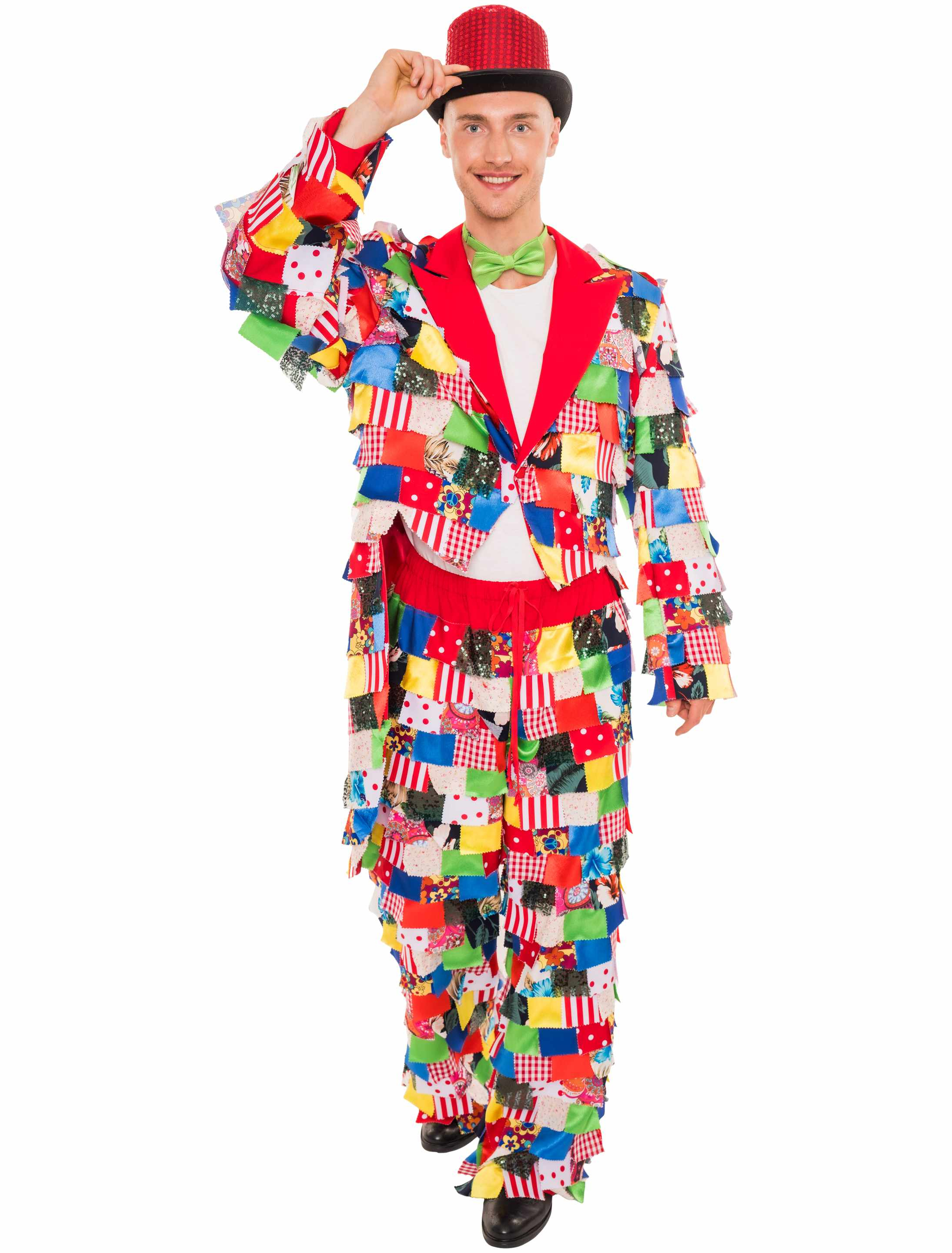 Lappenhose Herren bunt 2XL