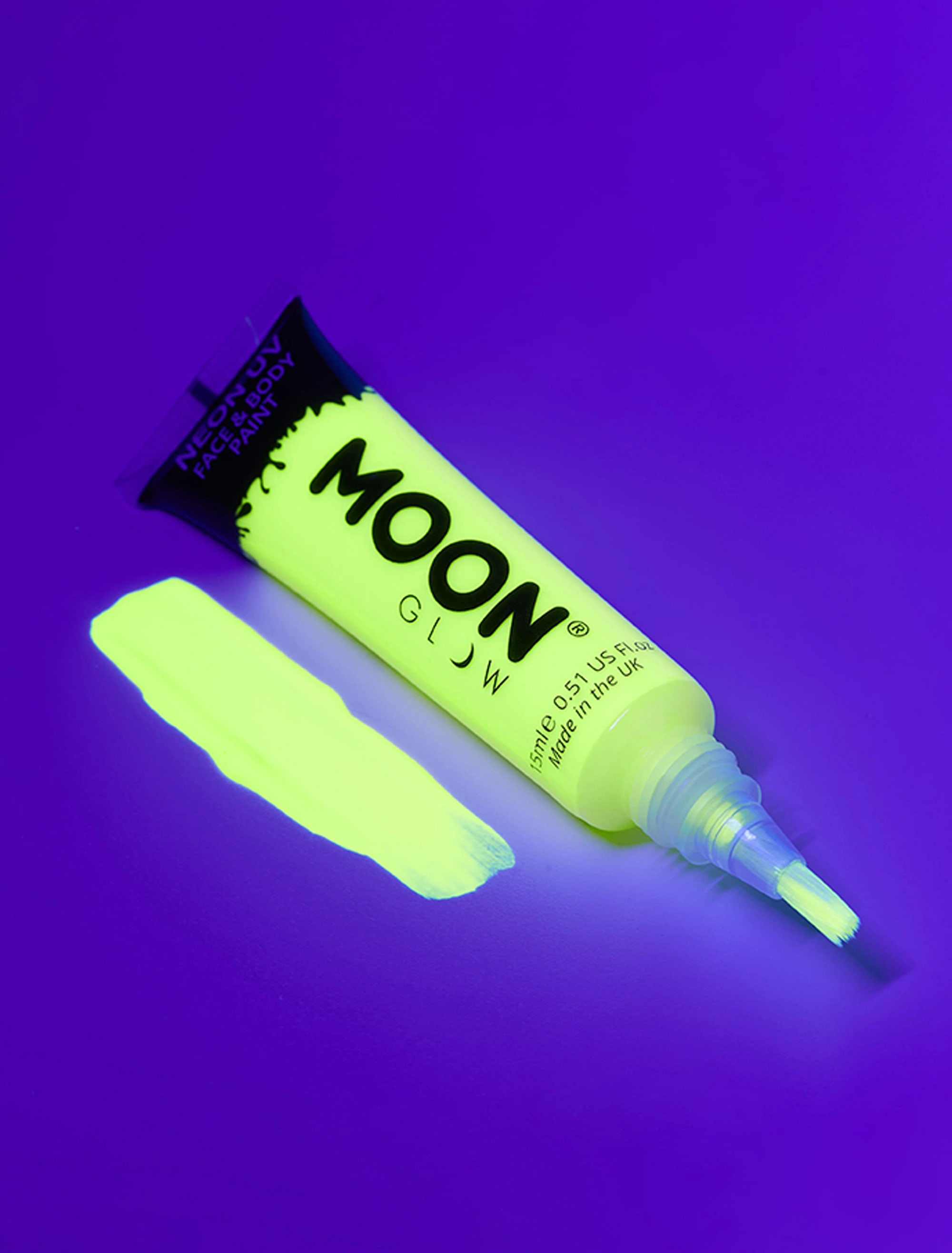Gesichts- und Körperfarbe UV 15ml neongelb