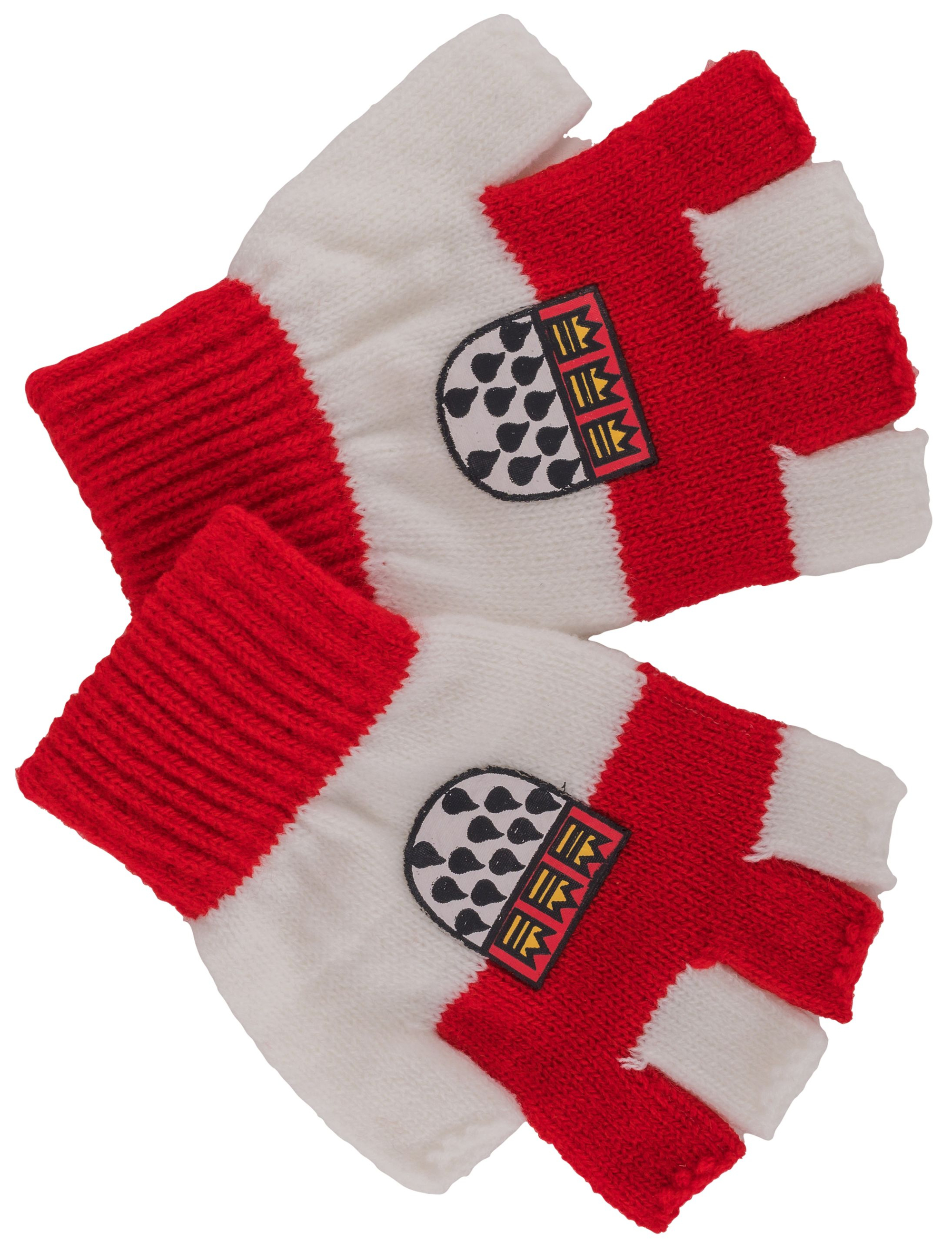 Strickhandschuhe Köln Wappen rot/weiß