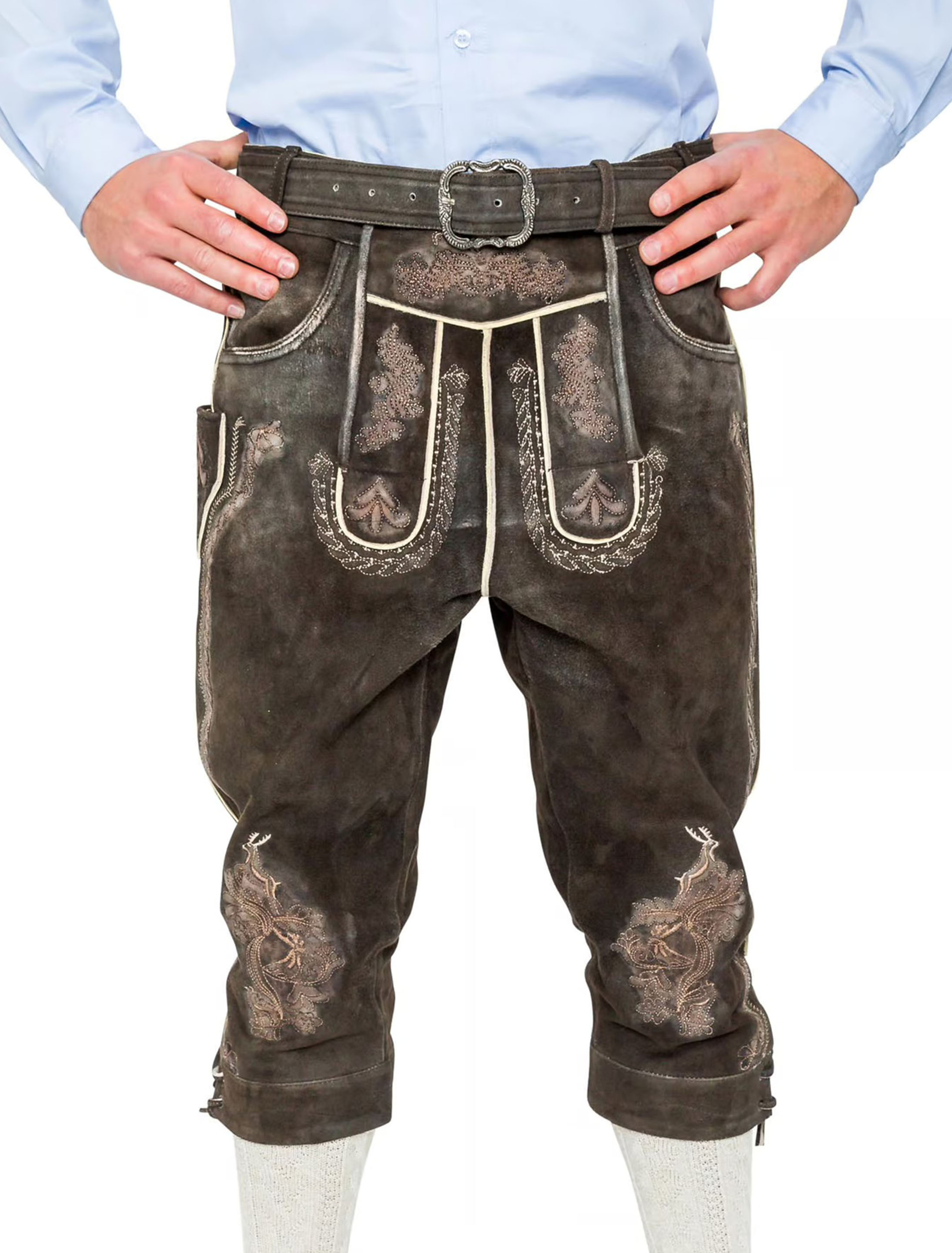 Lederhose Horst Herren schwarz M