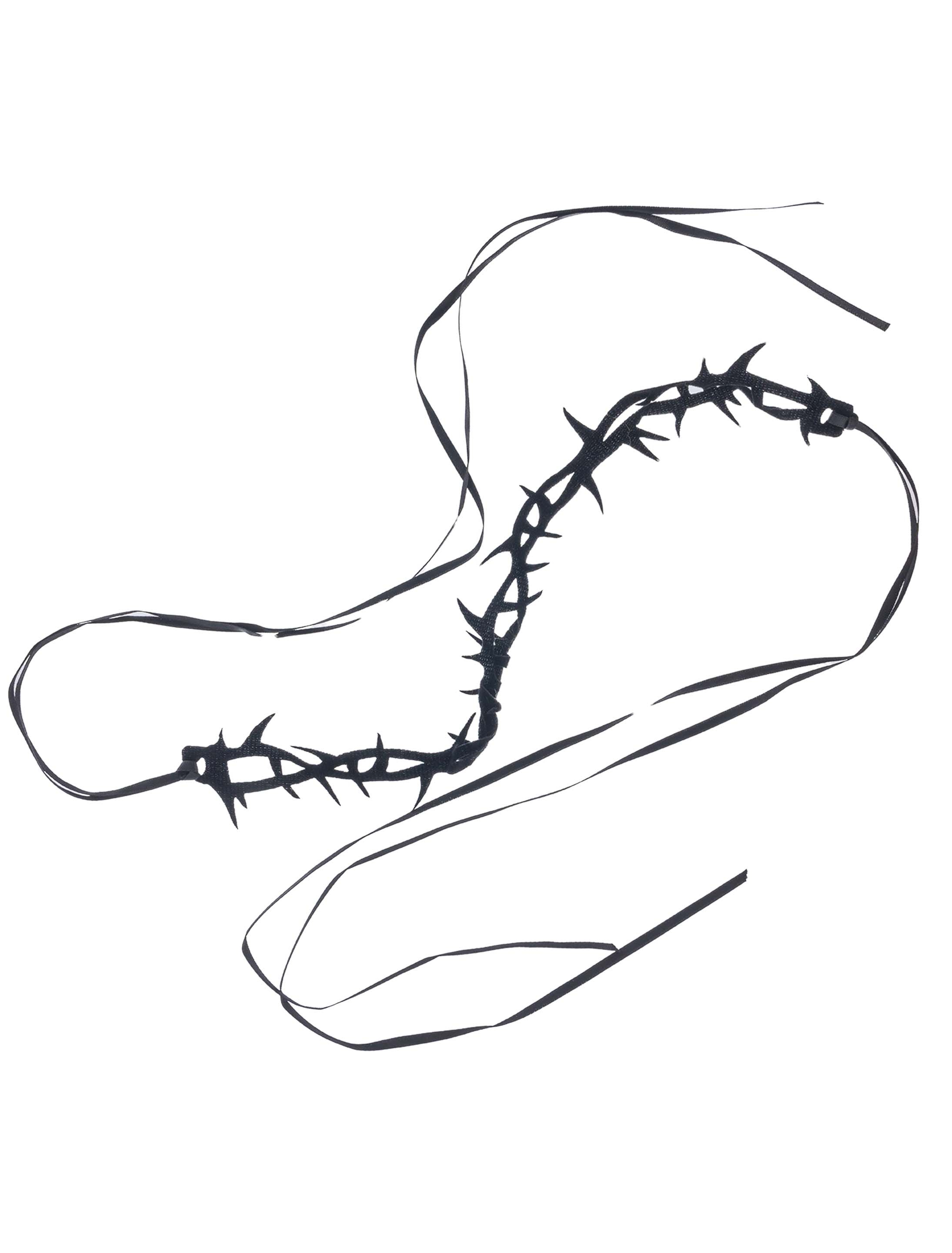 Choker Stacheldraht schwarz