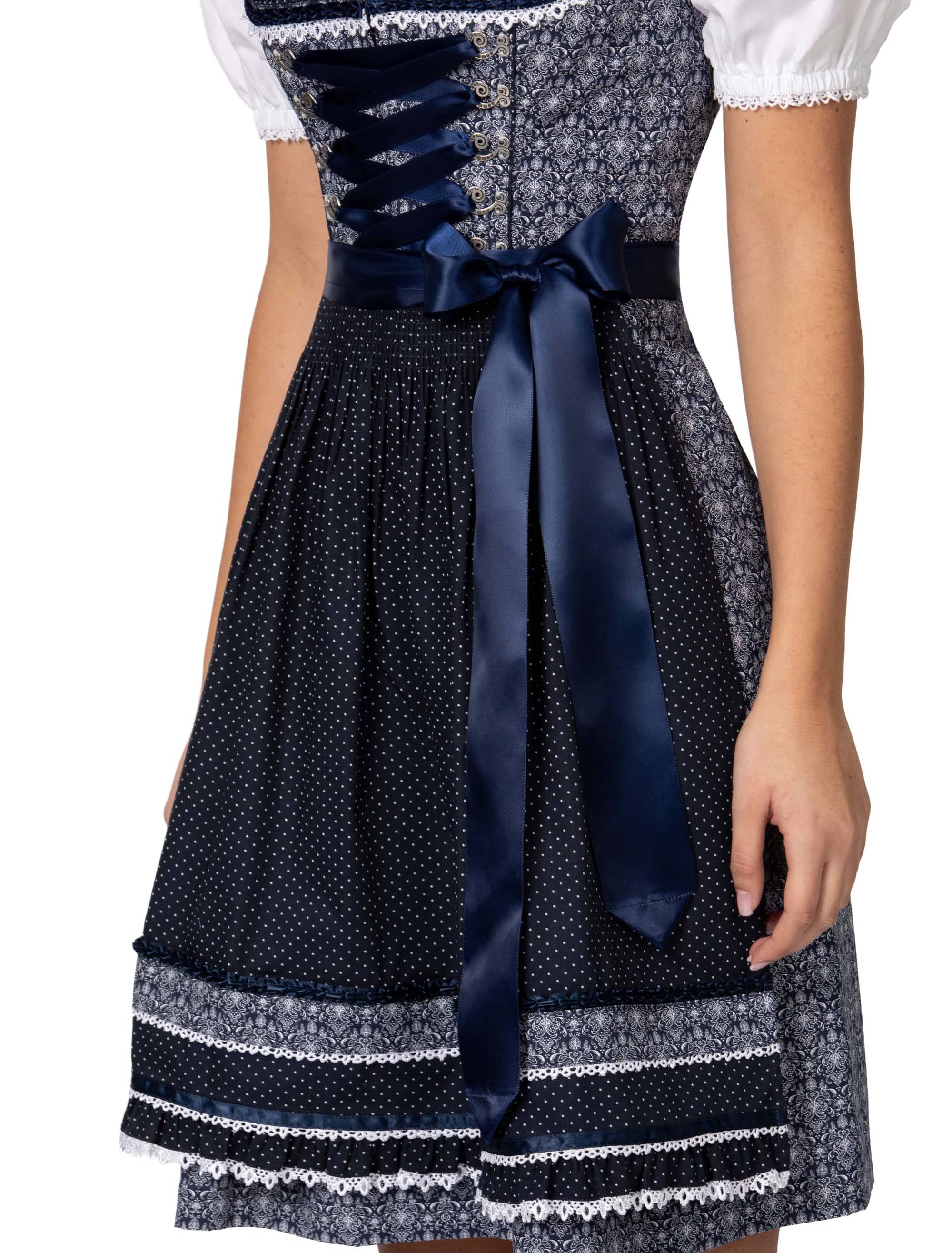 Dirndl Kim Damen dunkelblau 50