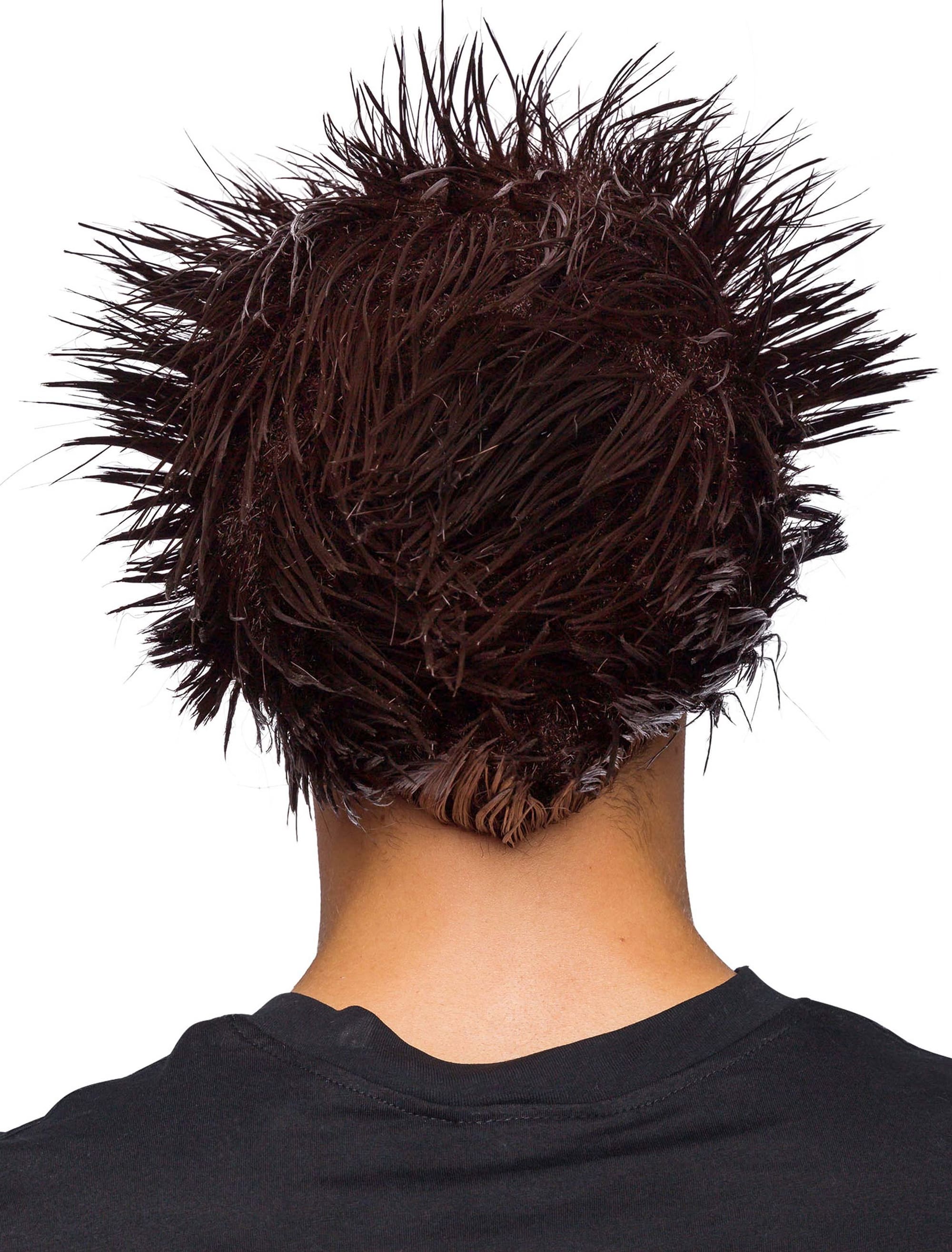 Perücke Igel schwarz one size